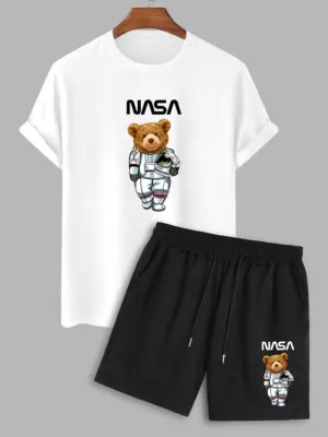 2 Pieces Casual T Shirt And Shorts