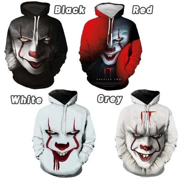 3D Printed The Dancing Clown Hooded Sweatshirt