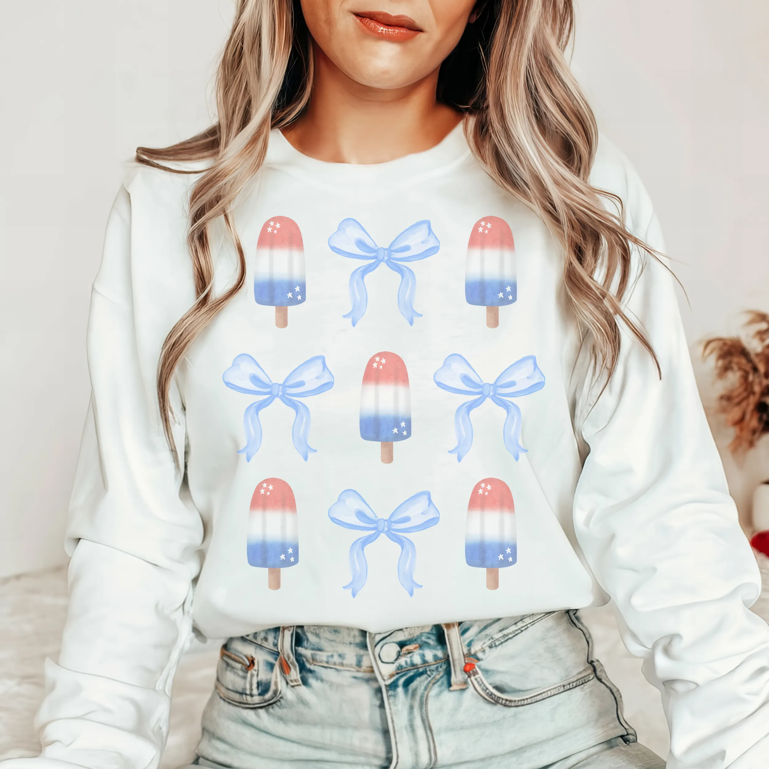 4th Popsicle Retro Sweatshirt or T Shirt