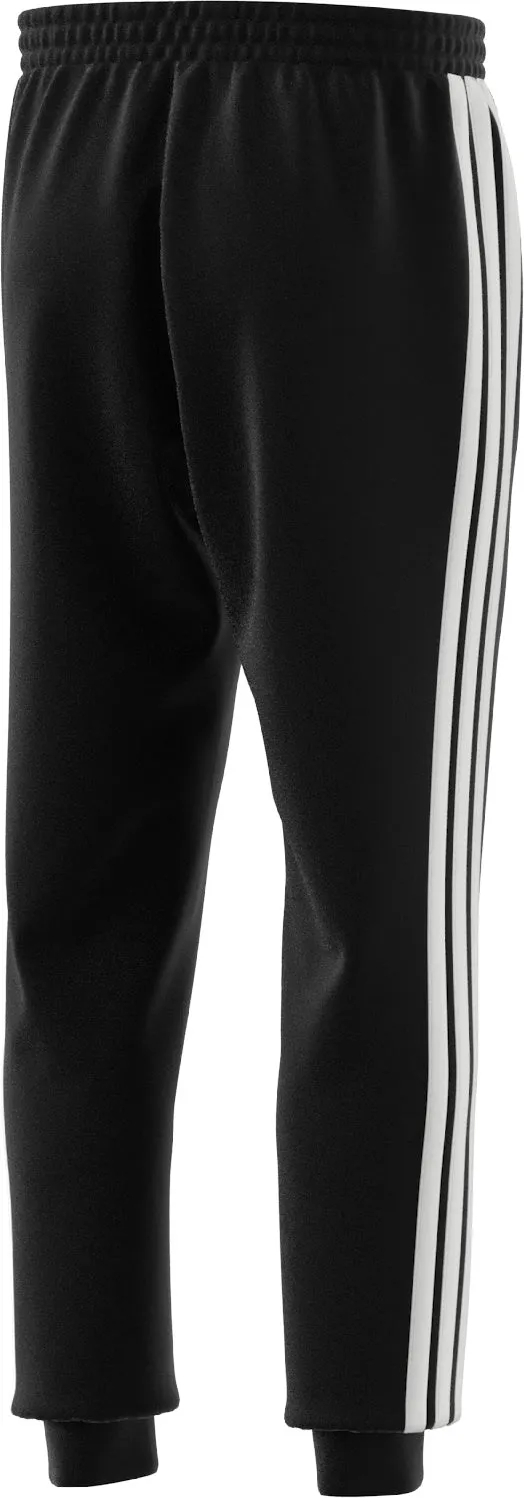 adidas Mens Essentials Warm-Up Tapered 3-Stripes Track Pants