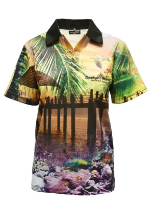 Adult Short Sleeve Sun Safe Fishing Shirt - Design Works