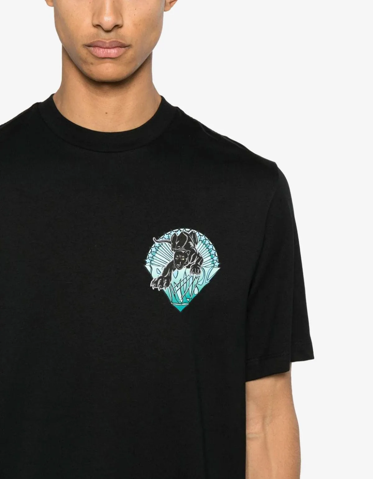 Amiri Black Panther Print T-Shirt