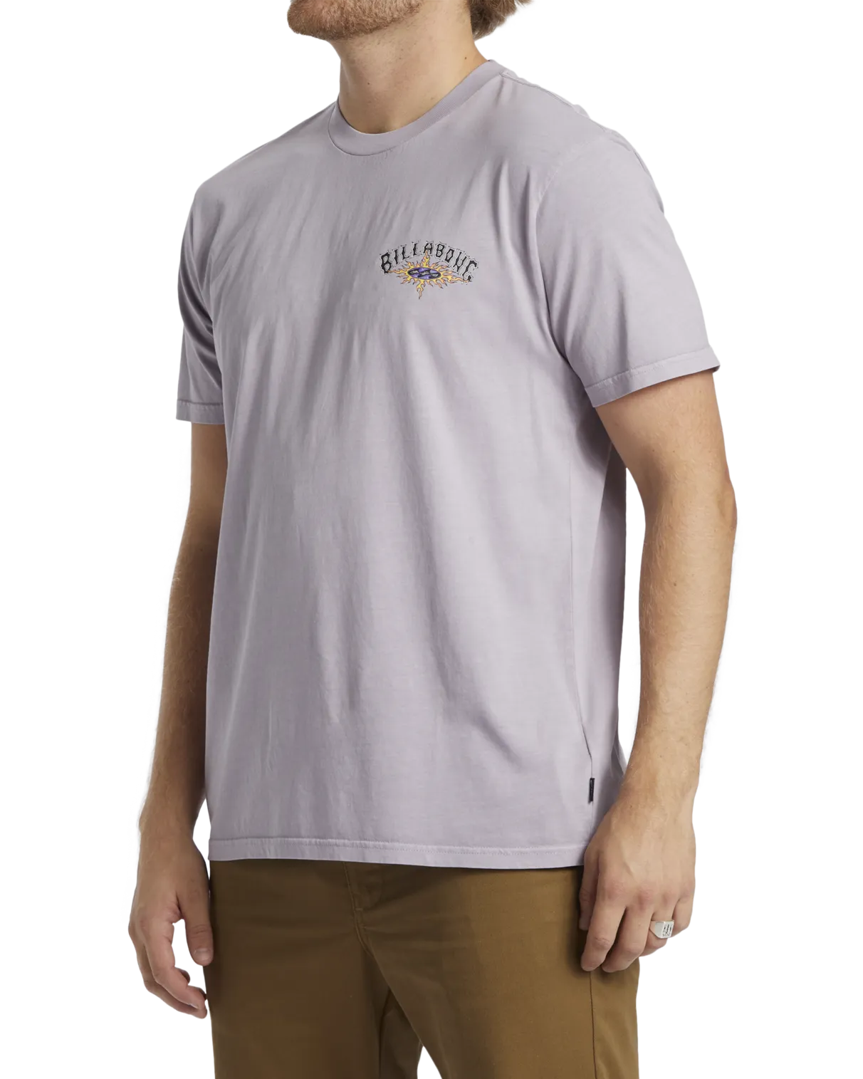 Arch Wave T-Shirt in Purple Ash