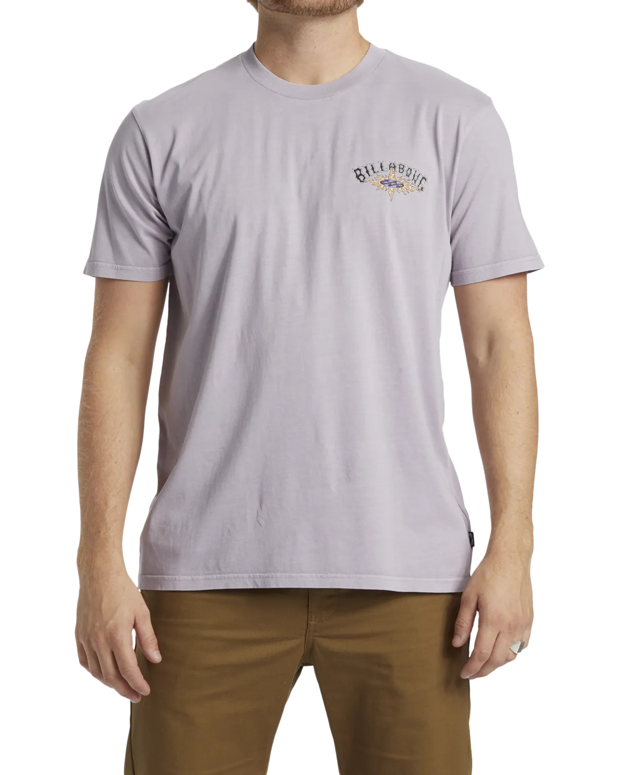 Arch Wave T-Shirt in Purple Ash