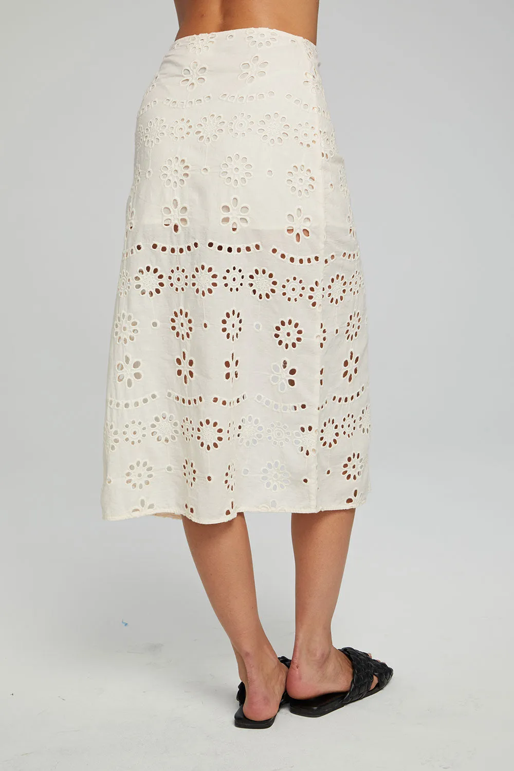 Belle Midi Skirt - Gardenia