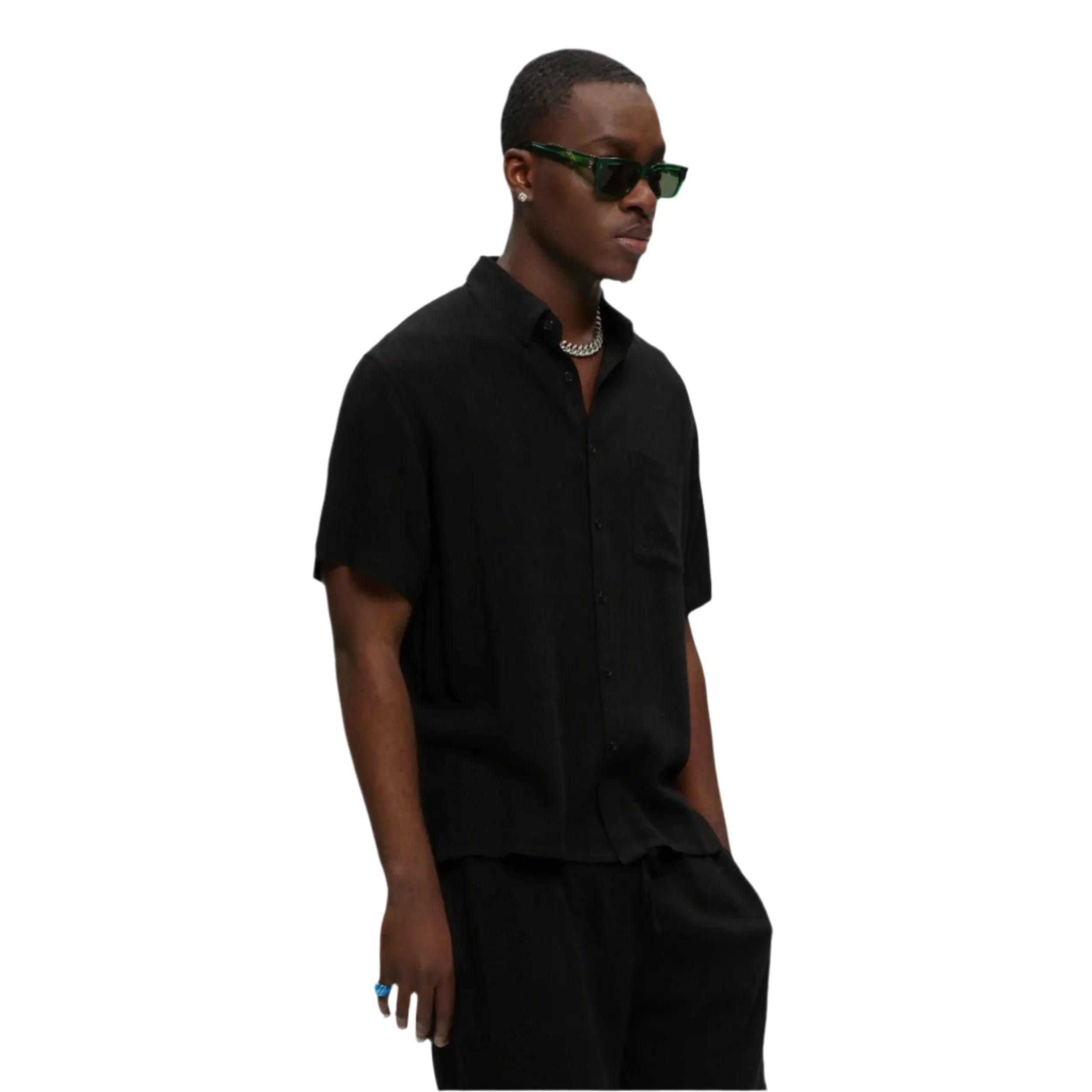 Black Linen Shirt