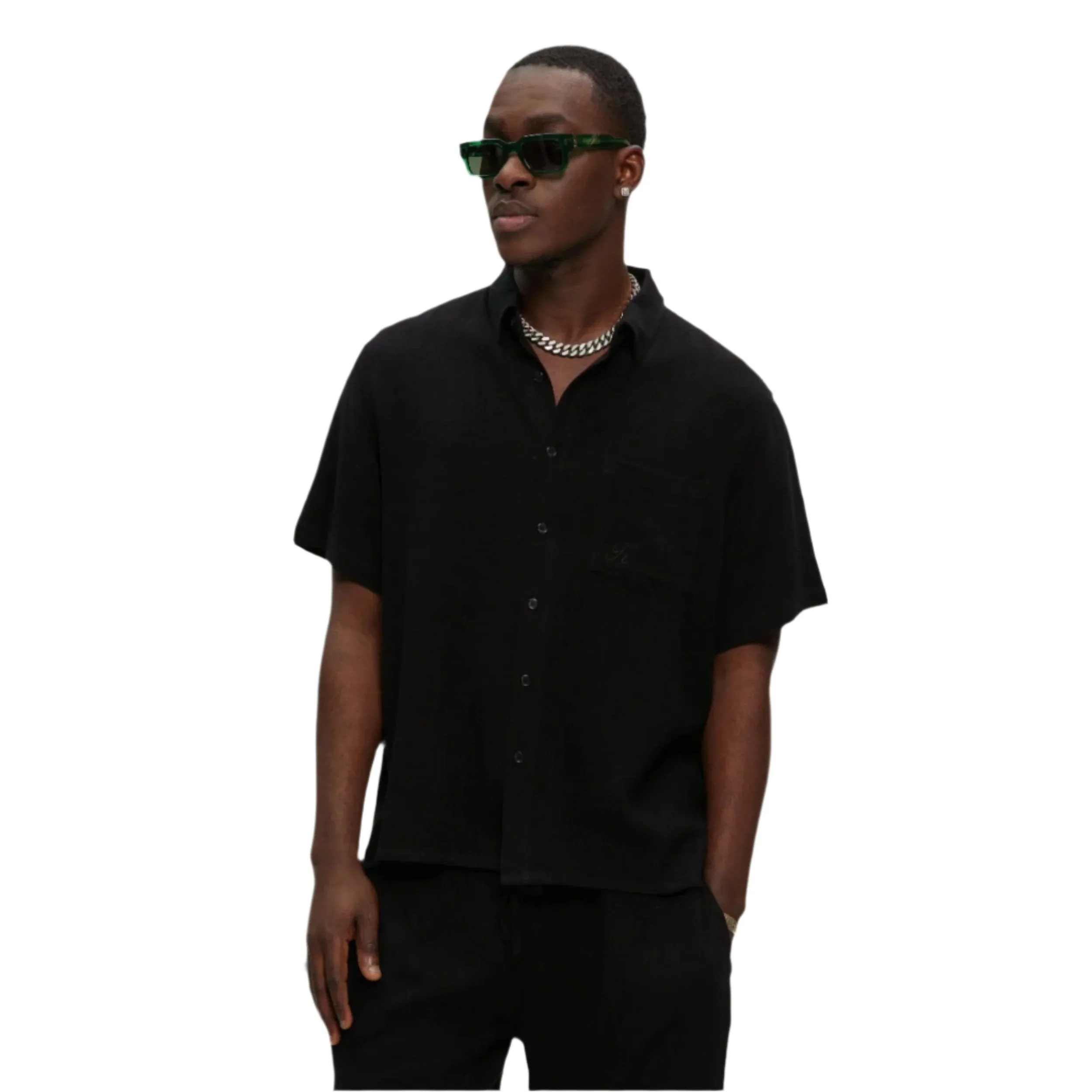 Black Linen Shirt