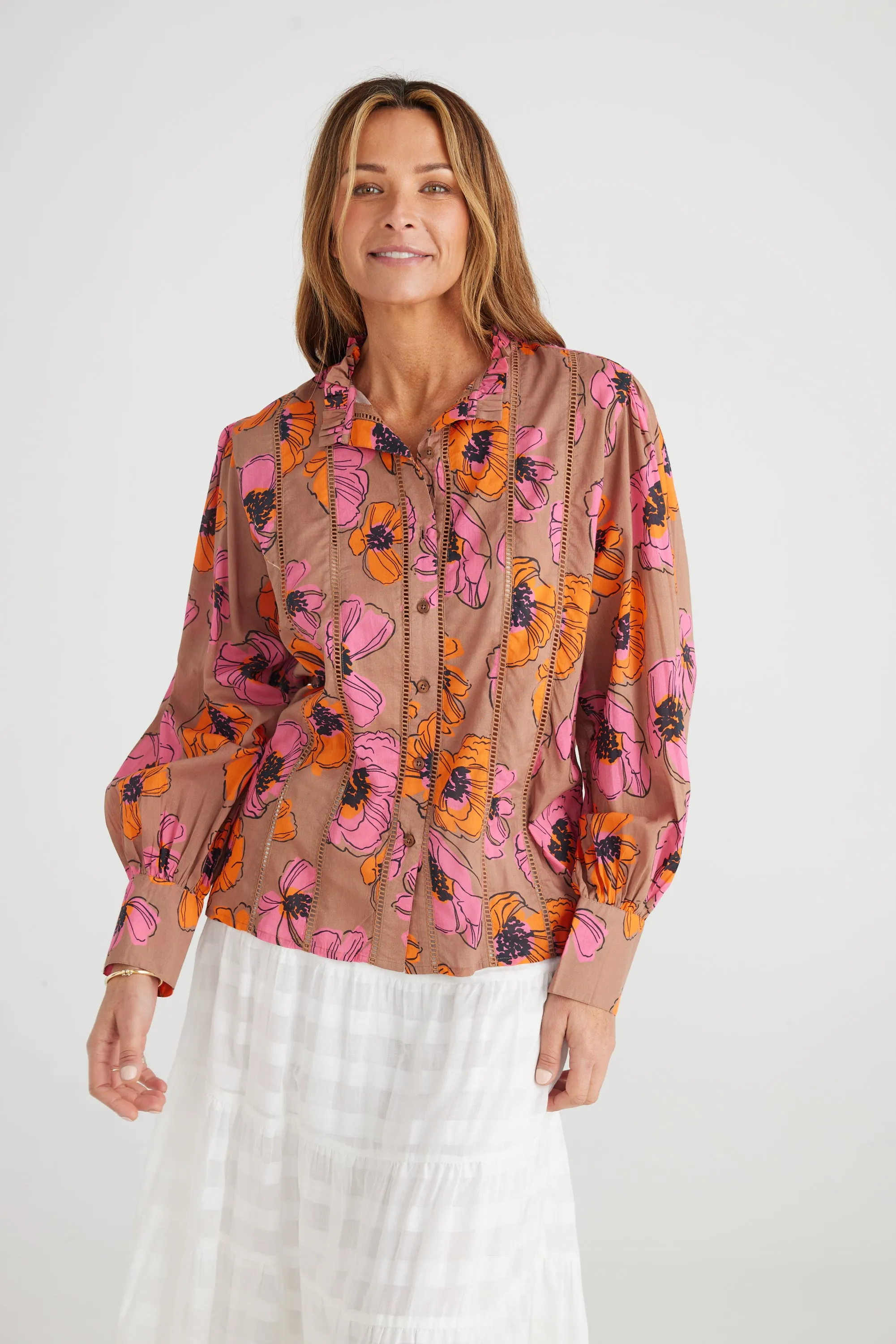 Brave & True Goldsmith Shirt Bromley Print