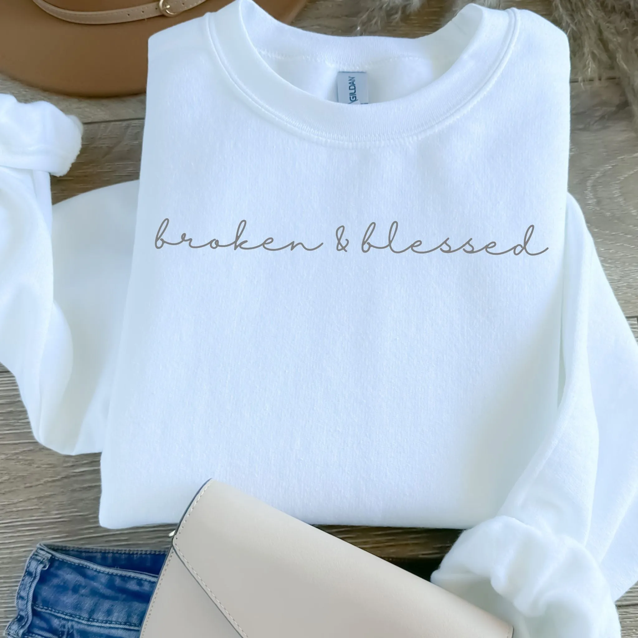 Broken & Blessed Graphic Sweatshirt