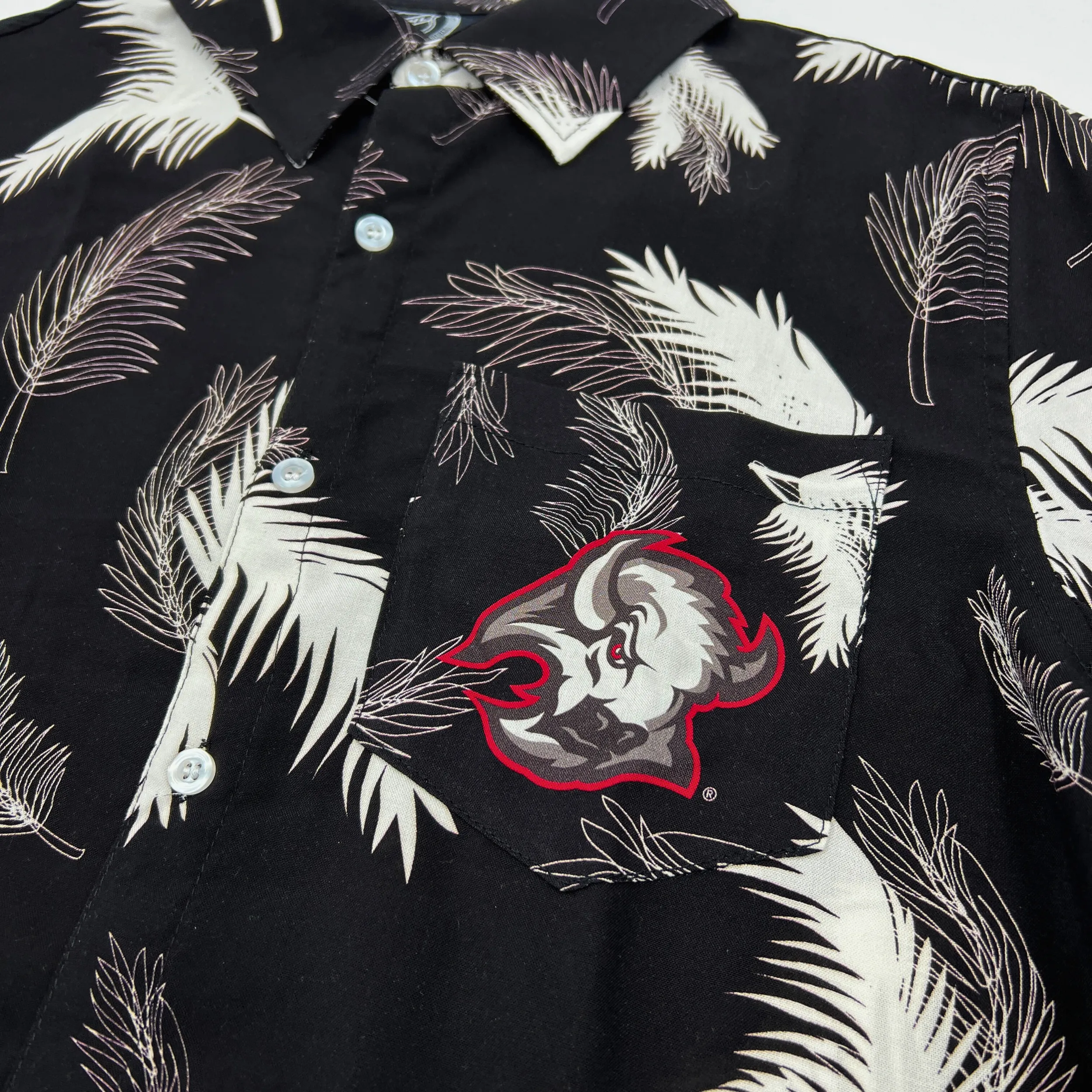 Buffalo Sabres "Nightwave" With Alternate Logo Floral Button Up