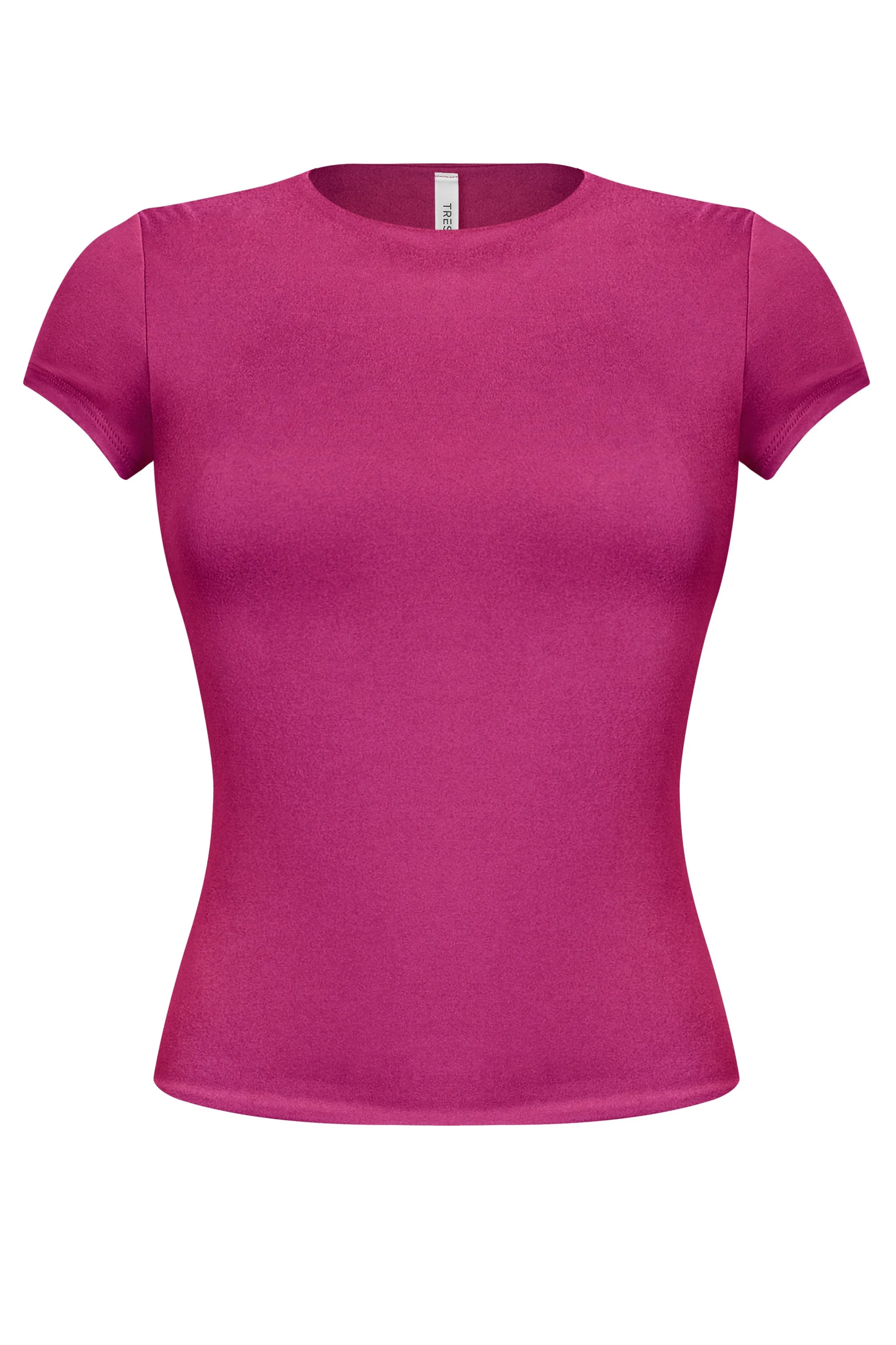 Cara Short Sleeve Top (Magenta)