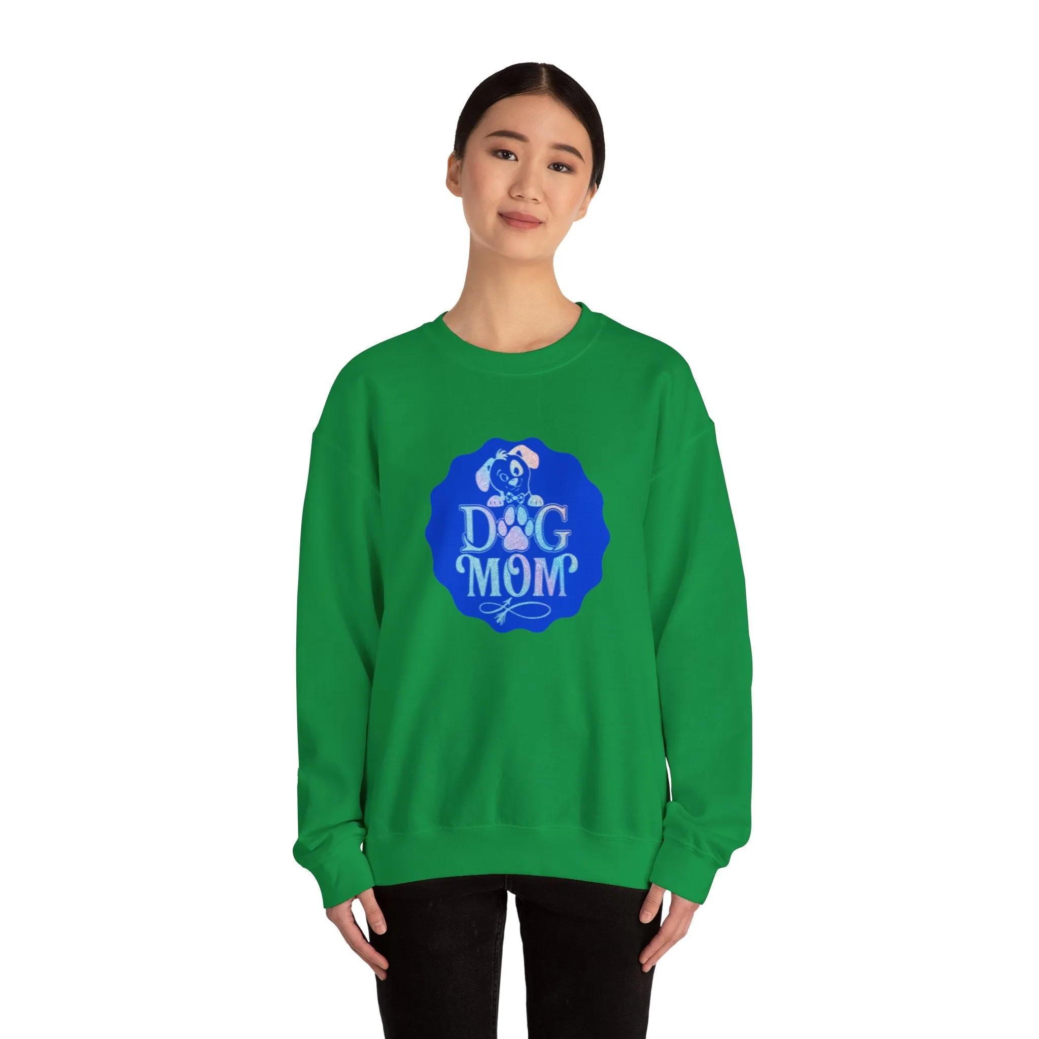 Dog Mom Unisex Heavy Blend™ Crewneck Sweatshirt