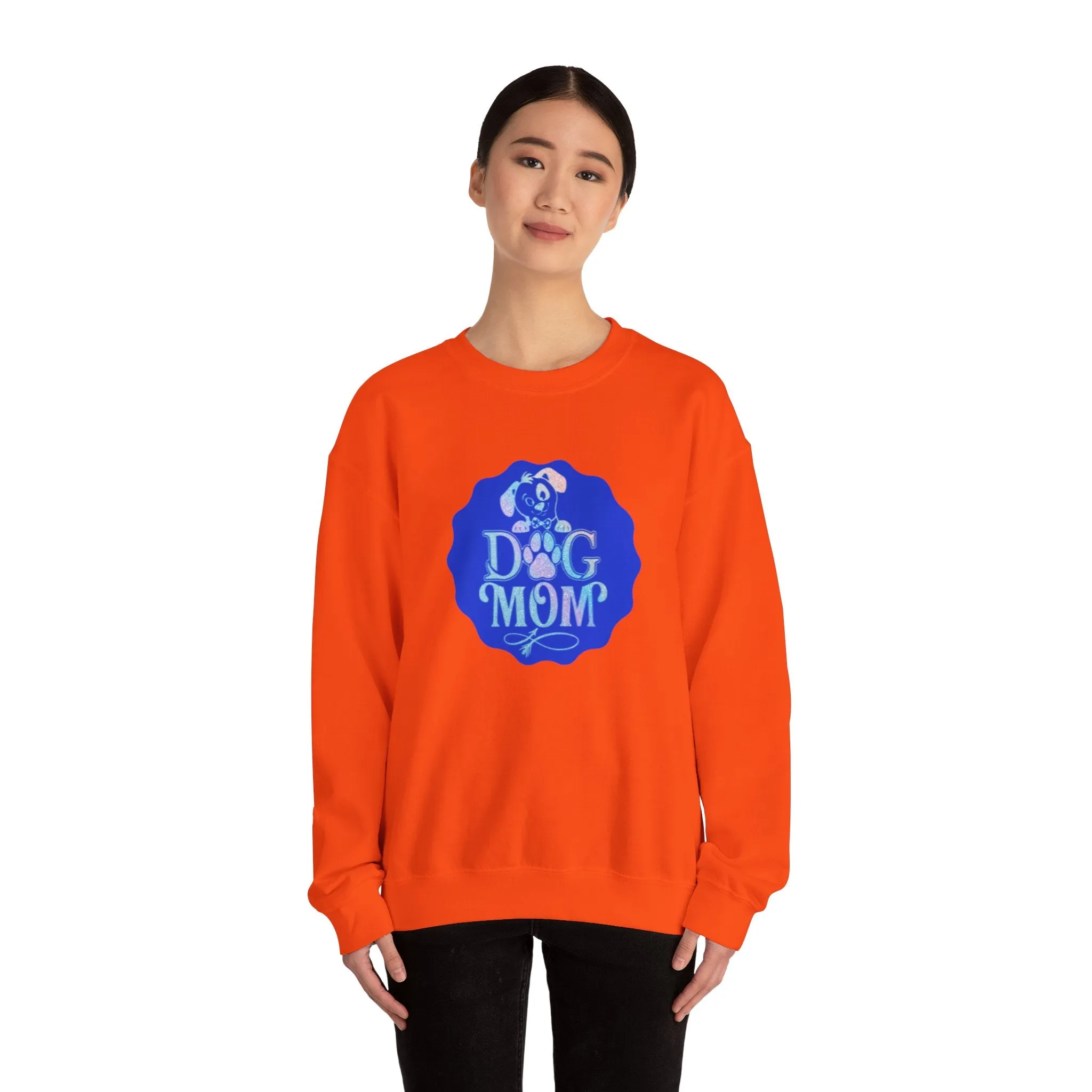 Dog Mom Unisex Heavy Blend™ Crewneck Sweatshirt