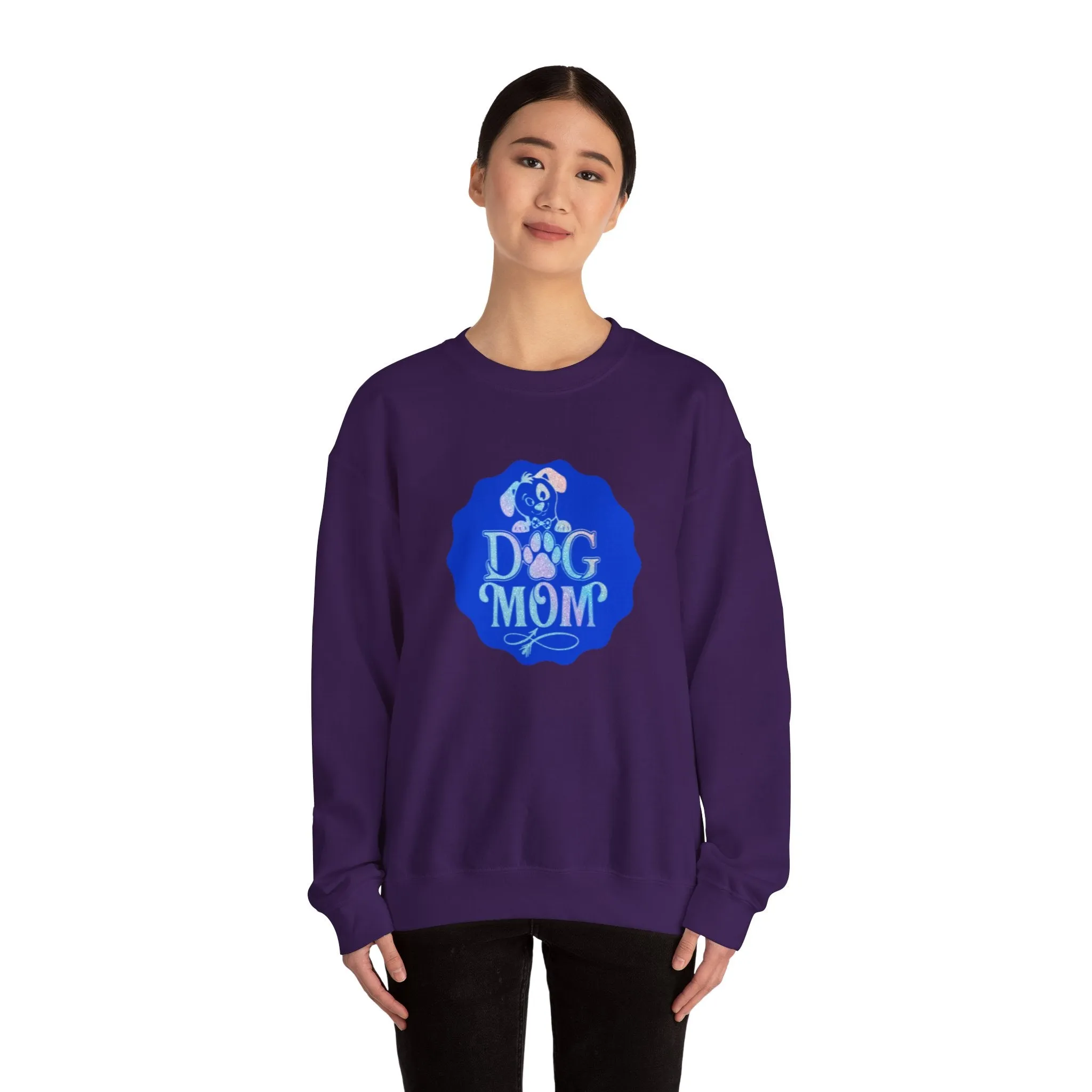 Dog Mom Unisex Heavy Blend™ Crewneck Sweatshirt