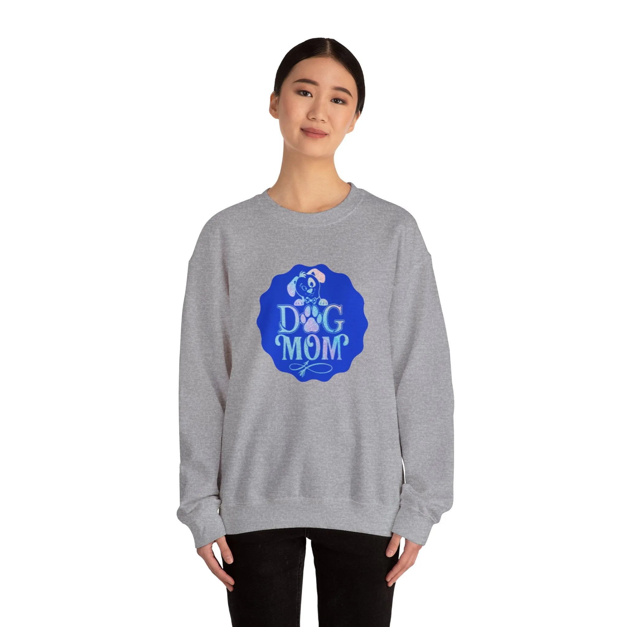 Dog Mom Unisex Heavy Blend™ Crewneck Sweatshirt