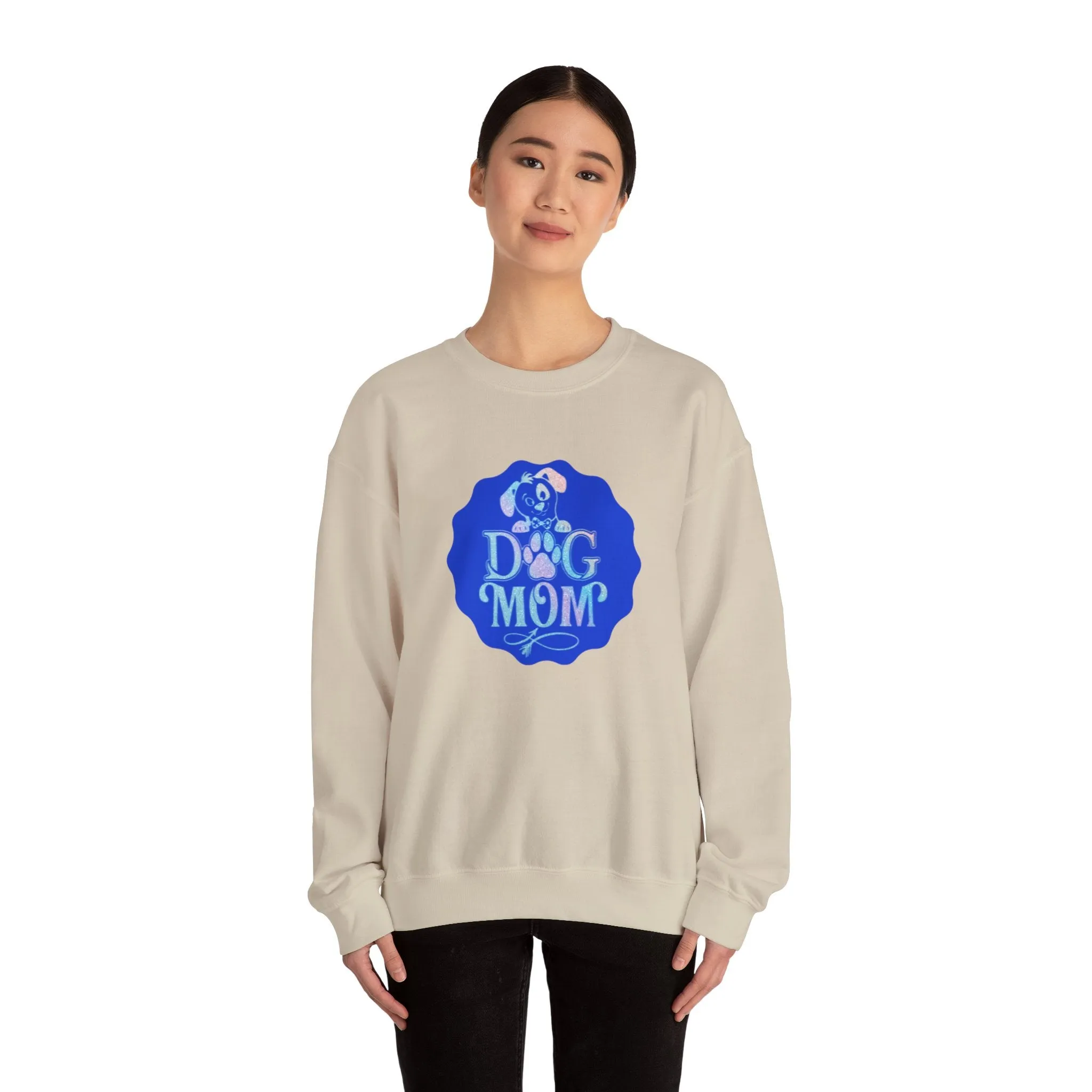 Dog Mom Unisex Heavy Blend™ Crewneck Sweatshirt