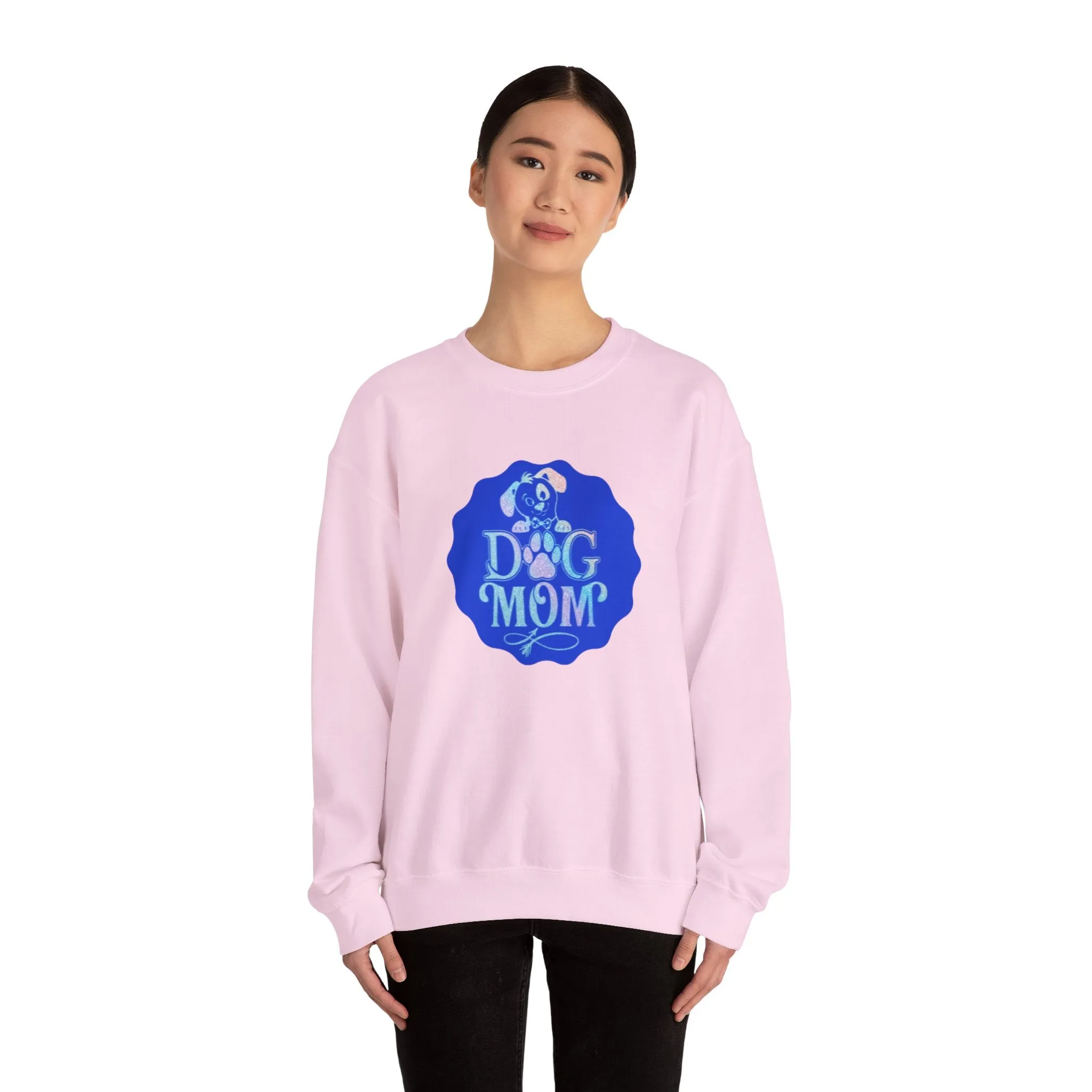 Dog Mom Unisex Heavy Blend™ Crewneck Sweatshirt