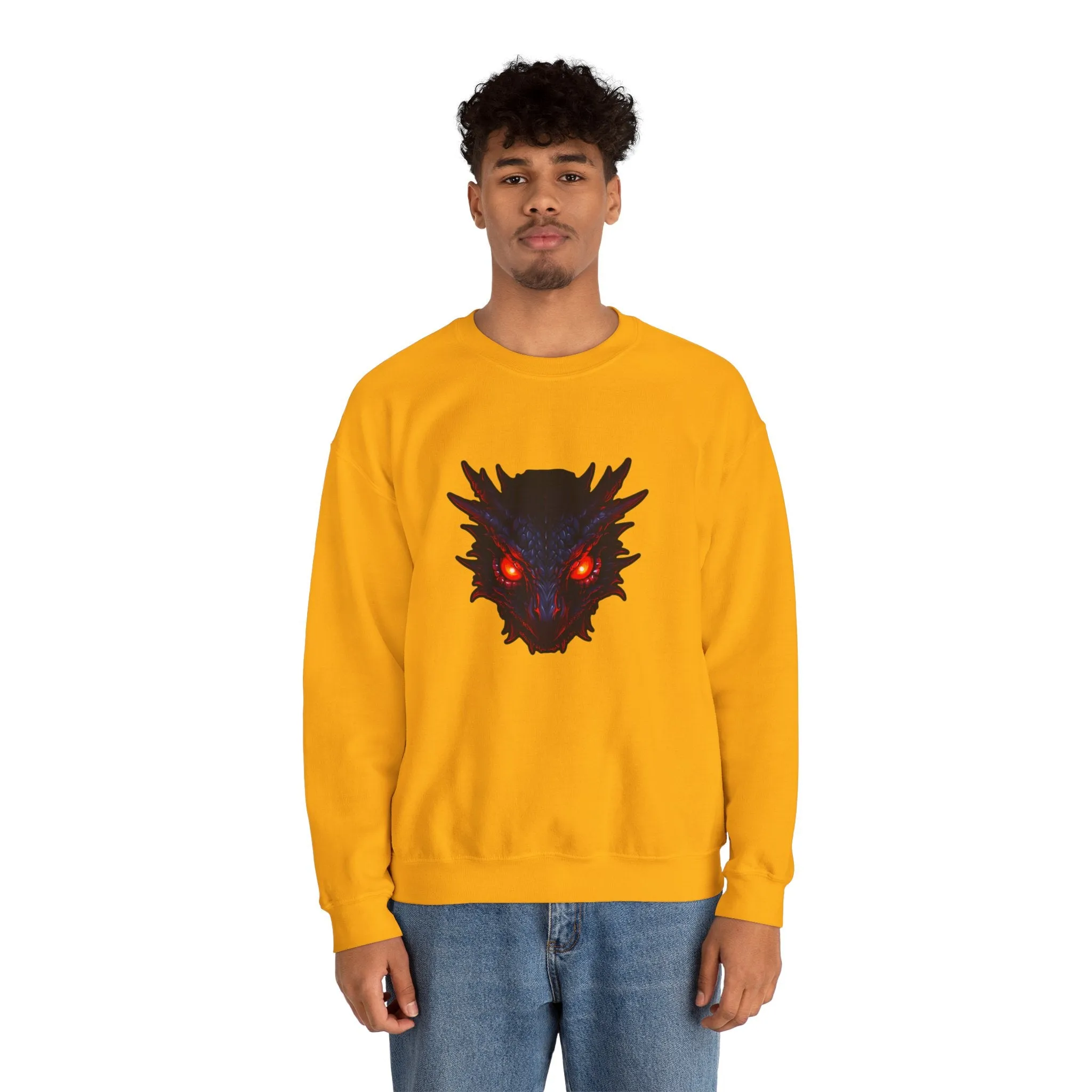 Dragon Head Unisex Heavy Blend™ Crewneck Sweatshirt