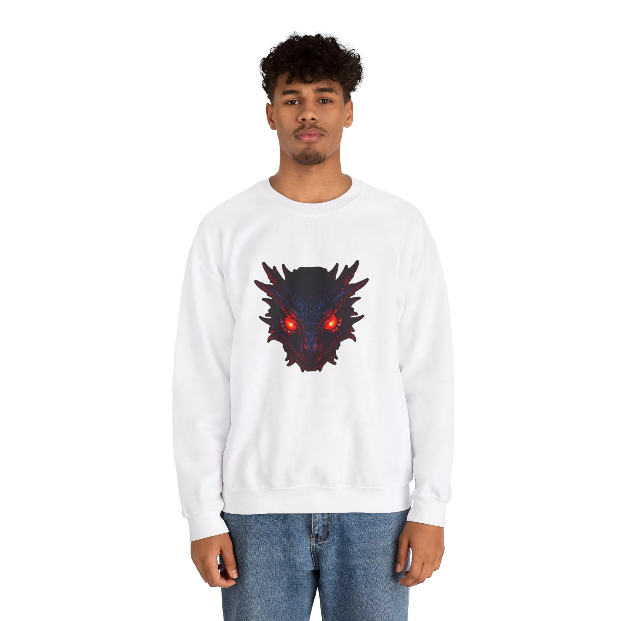 Dragon Head Unisex Heavy Blend™ Crewneck Sweatshirt