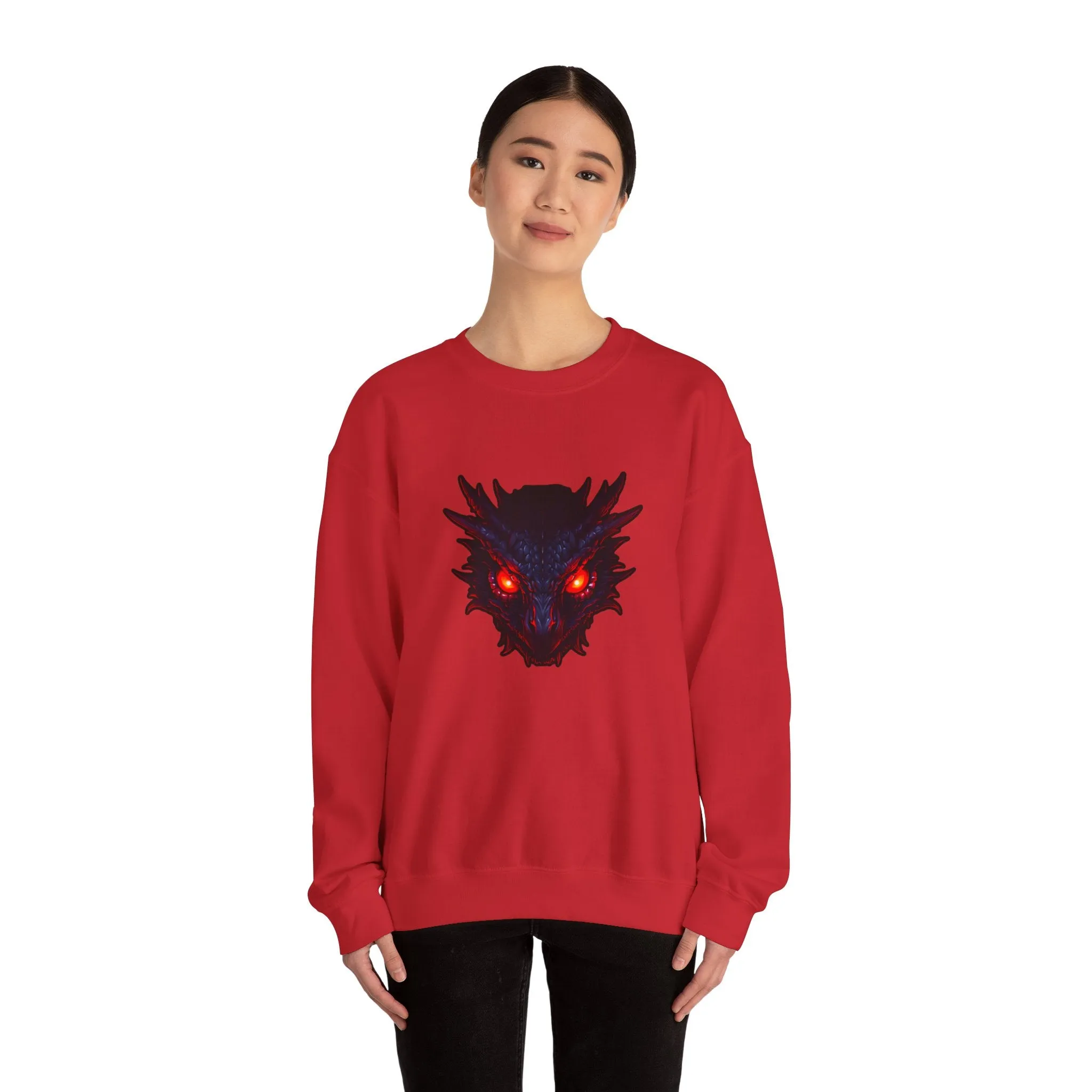 Dragon Head Unisex Heavy Blend™ Crewneck Sweatshirt