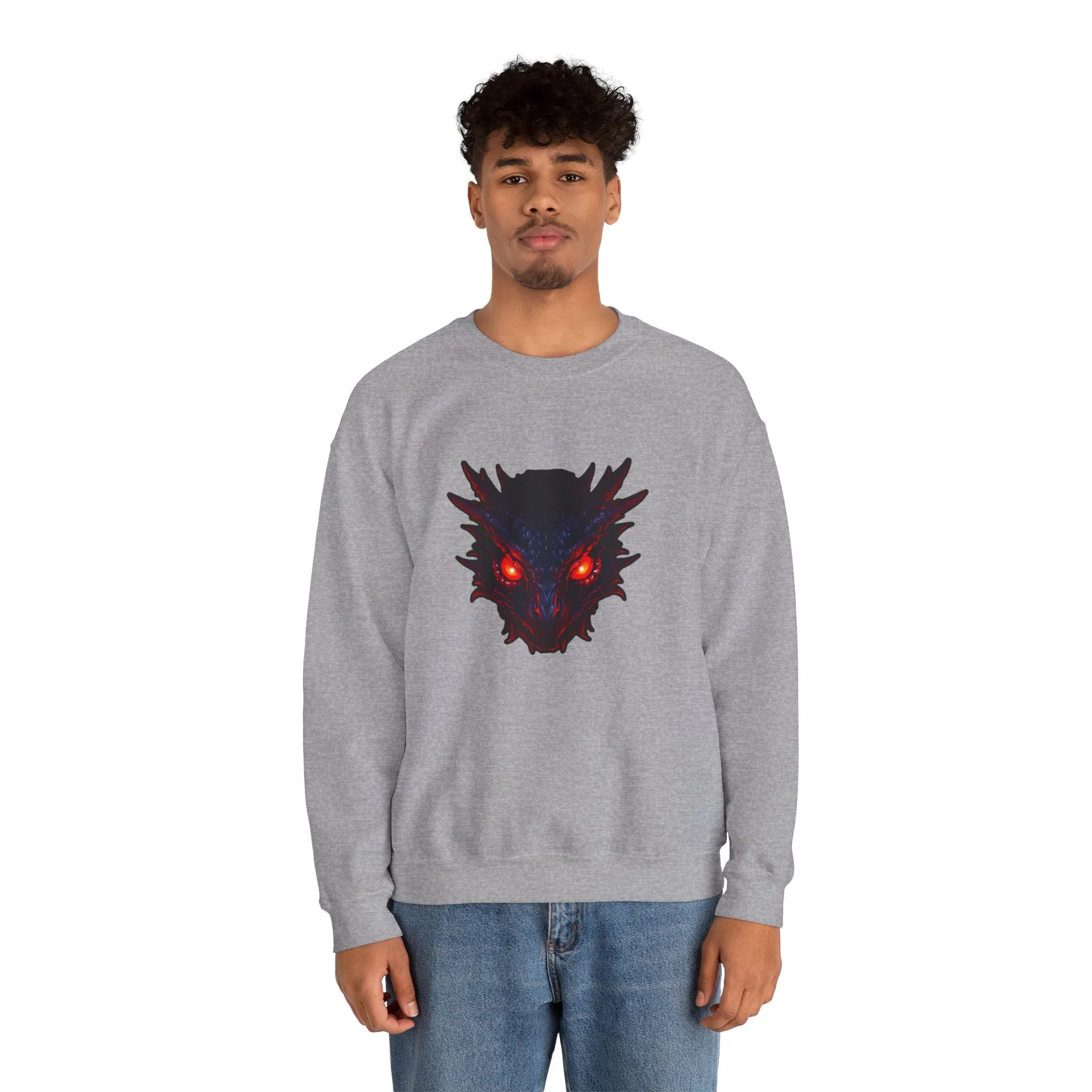 Dragon Head Unisex Heavy Blend™ Crewneck Sweatshirt