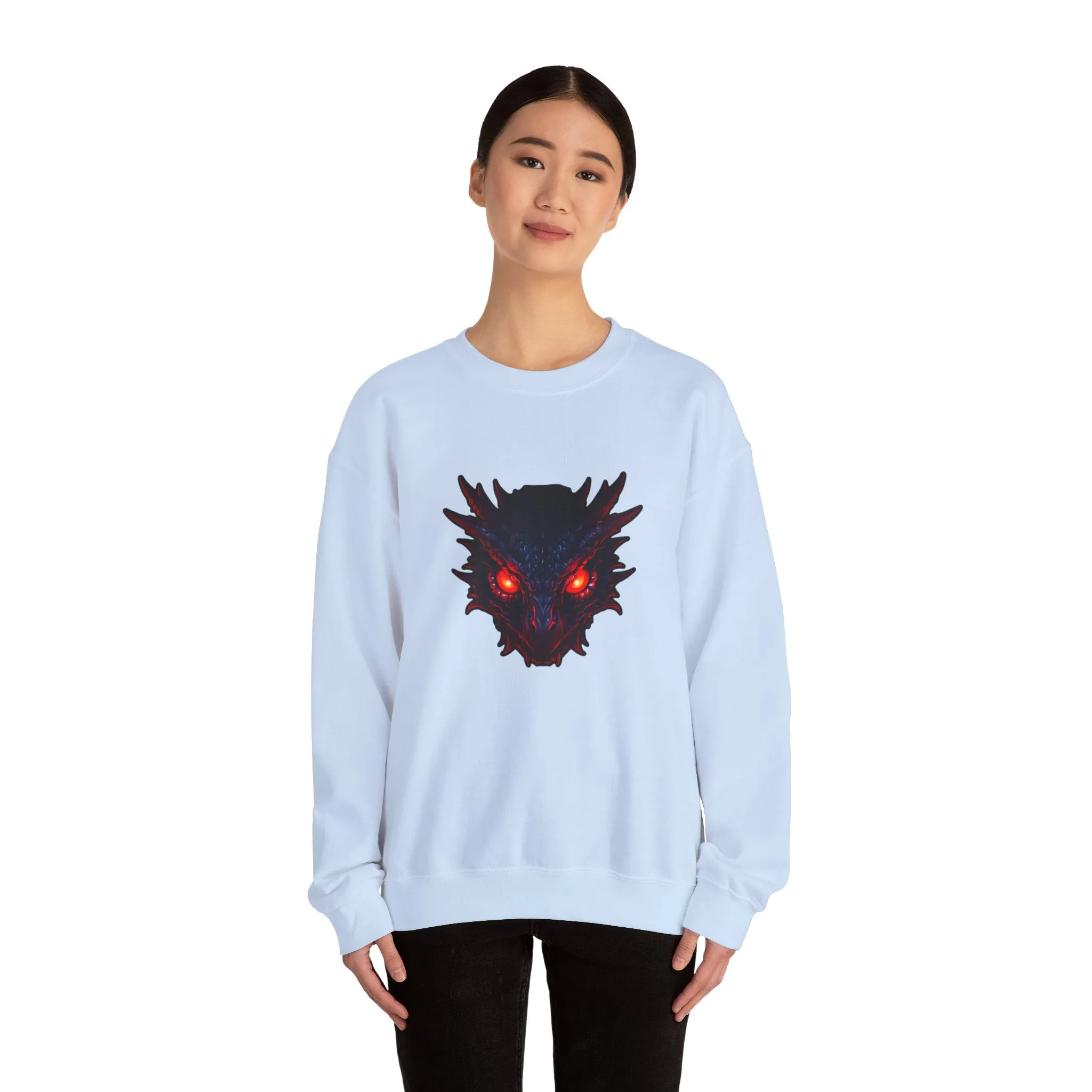 Dragon Head Unisex Heavy Blend™ Crewneck Sweatshirt