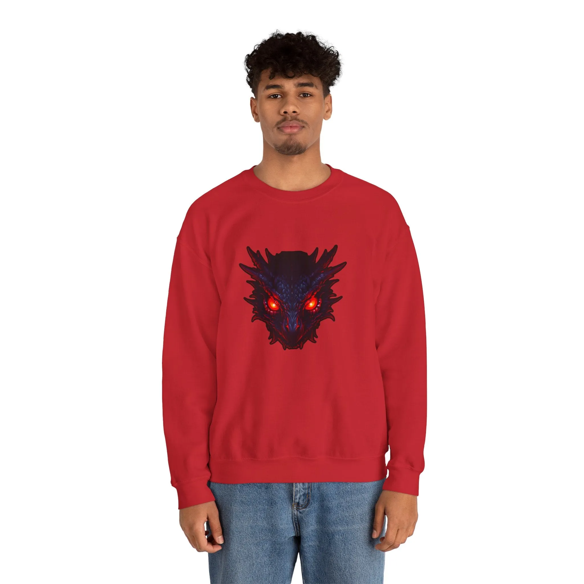 Dragon Head Unisex Heavy Blend™ Crewneck Sweatshirt