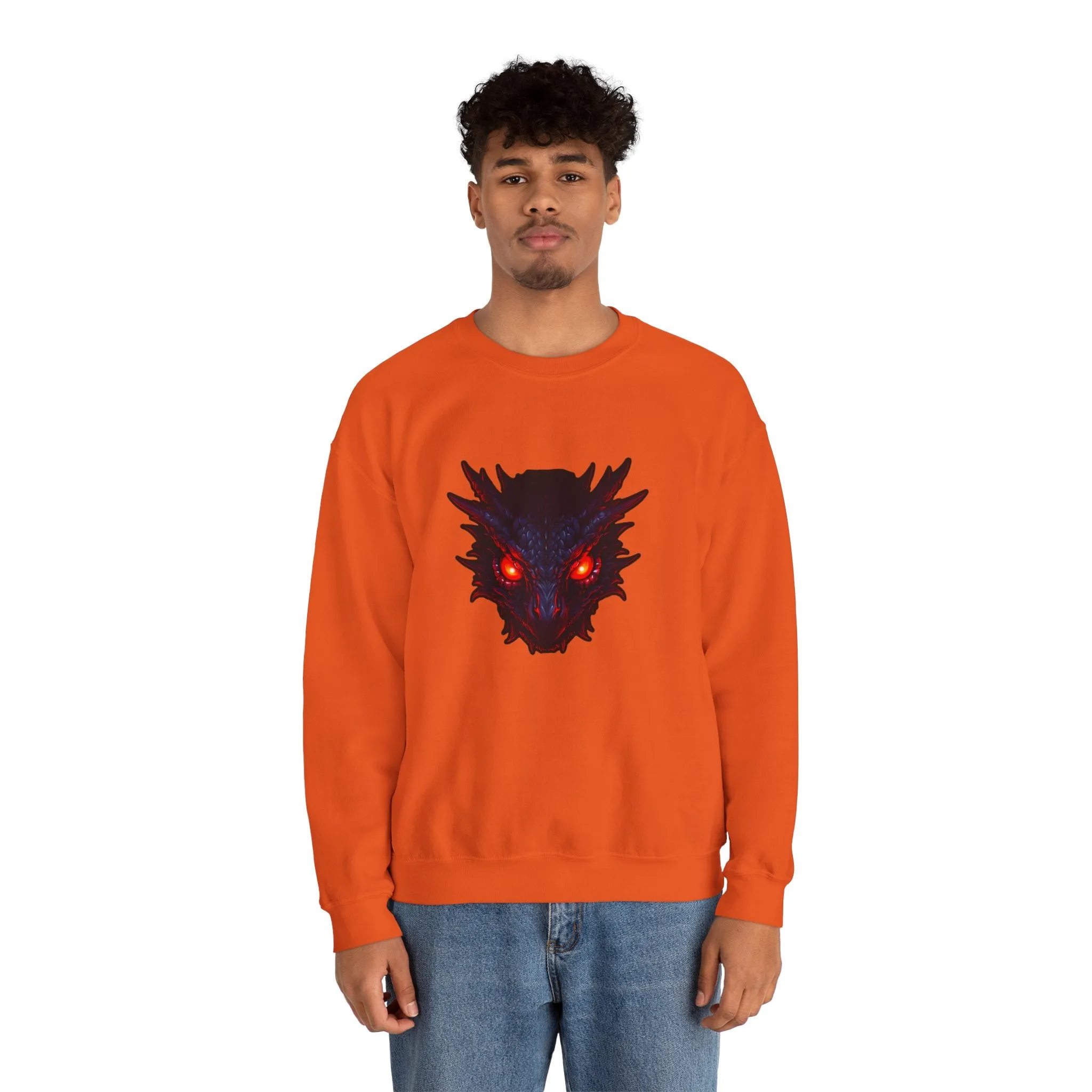 Dragon Head Unisex Heavy Blend™ Crewneck Sweatshirt