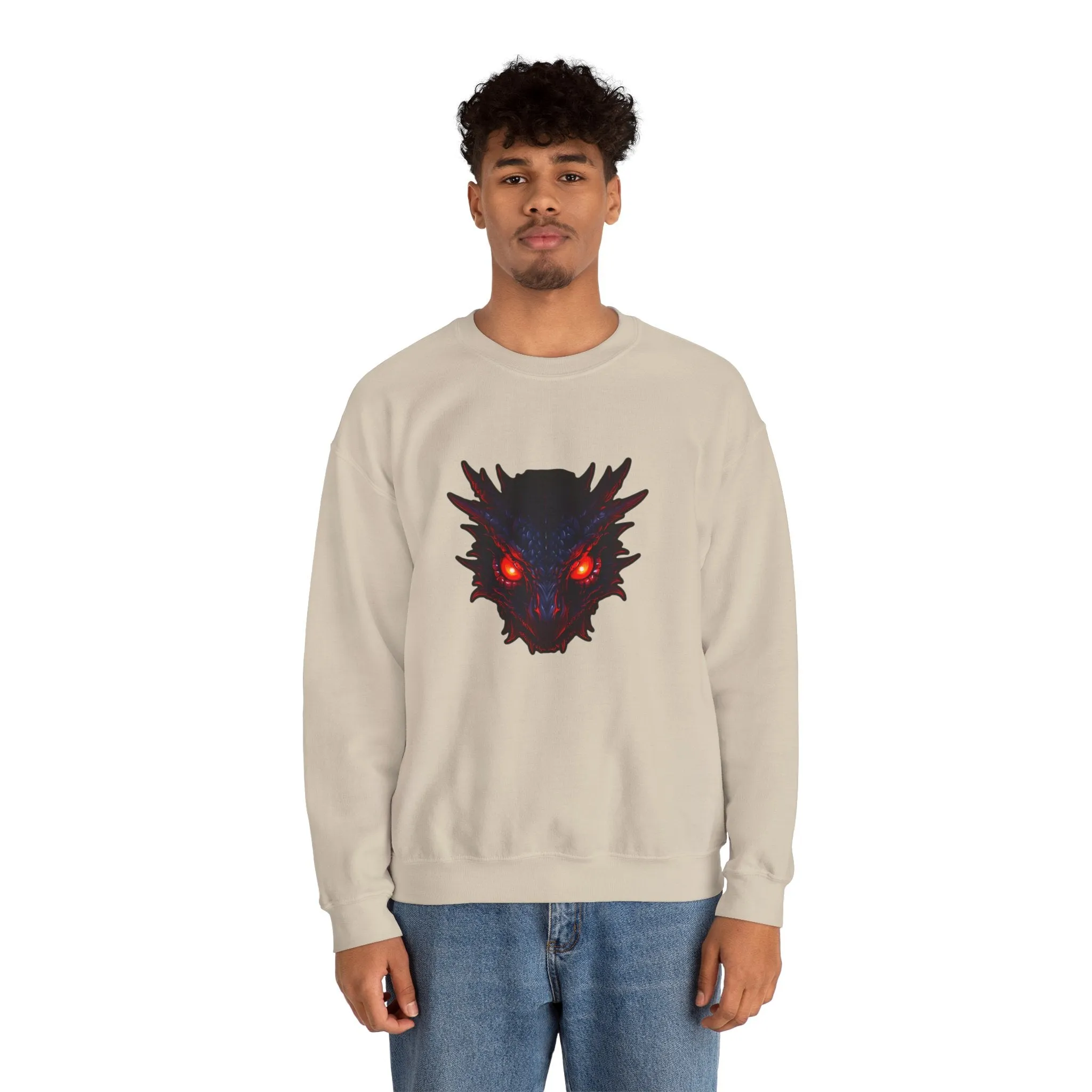 Dragon Head Unisex Heavy Blend™ Crewneck Sweatshirt