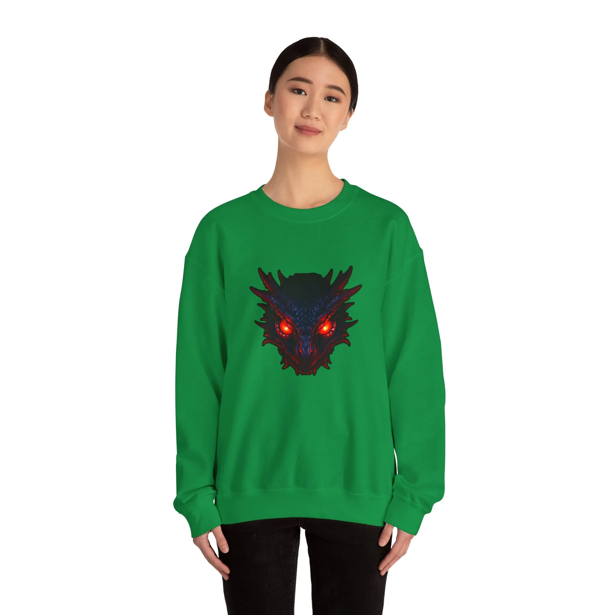 Dragon Head Unisex Heavy Blend™ Crewneck Sweatshirt