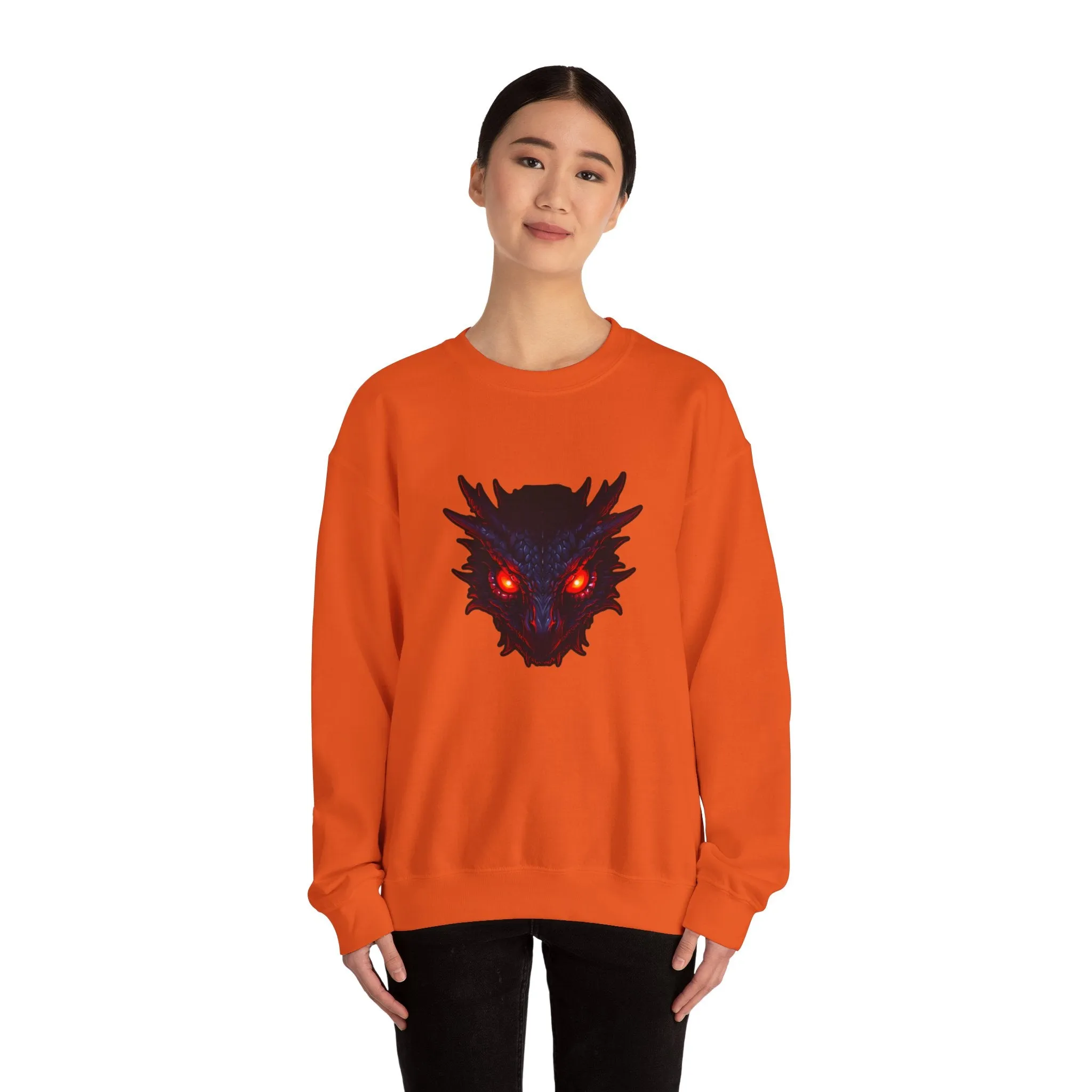 Dragon Head Unisex Heavy Blend™ Crewneck Sweatshirt