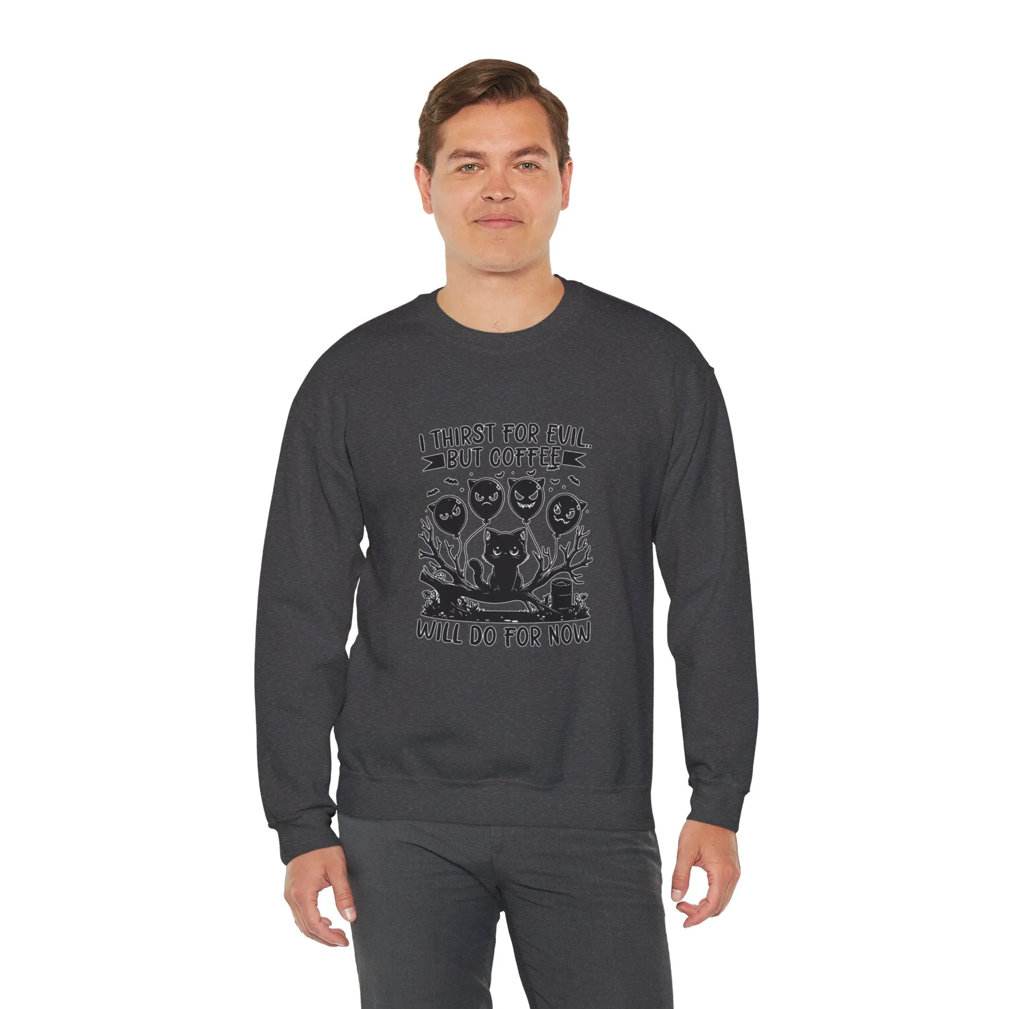 Evil Coffee Unisex Heavy Blend™ Crewneck Sweatshirt