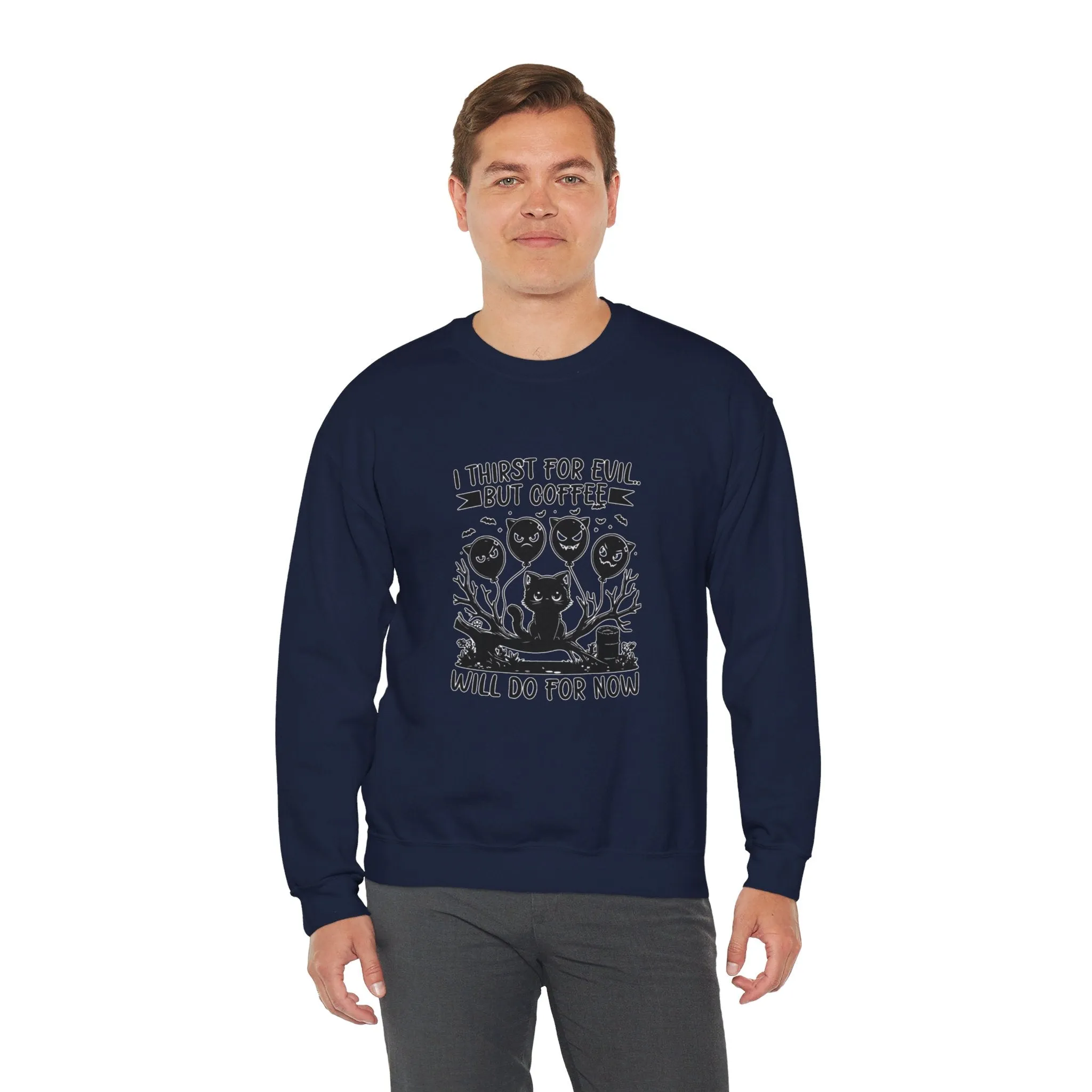 Evil Coffee Unisex Heavy Blend™ Crewneck Sweatshirt