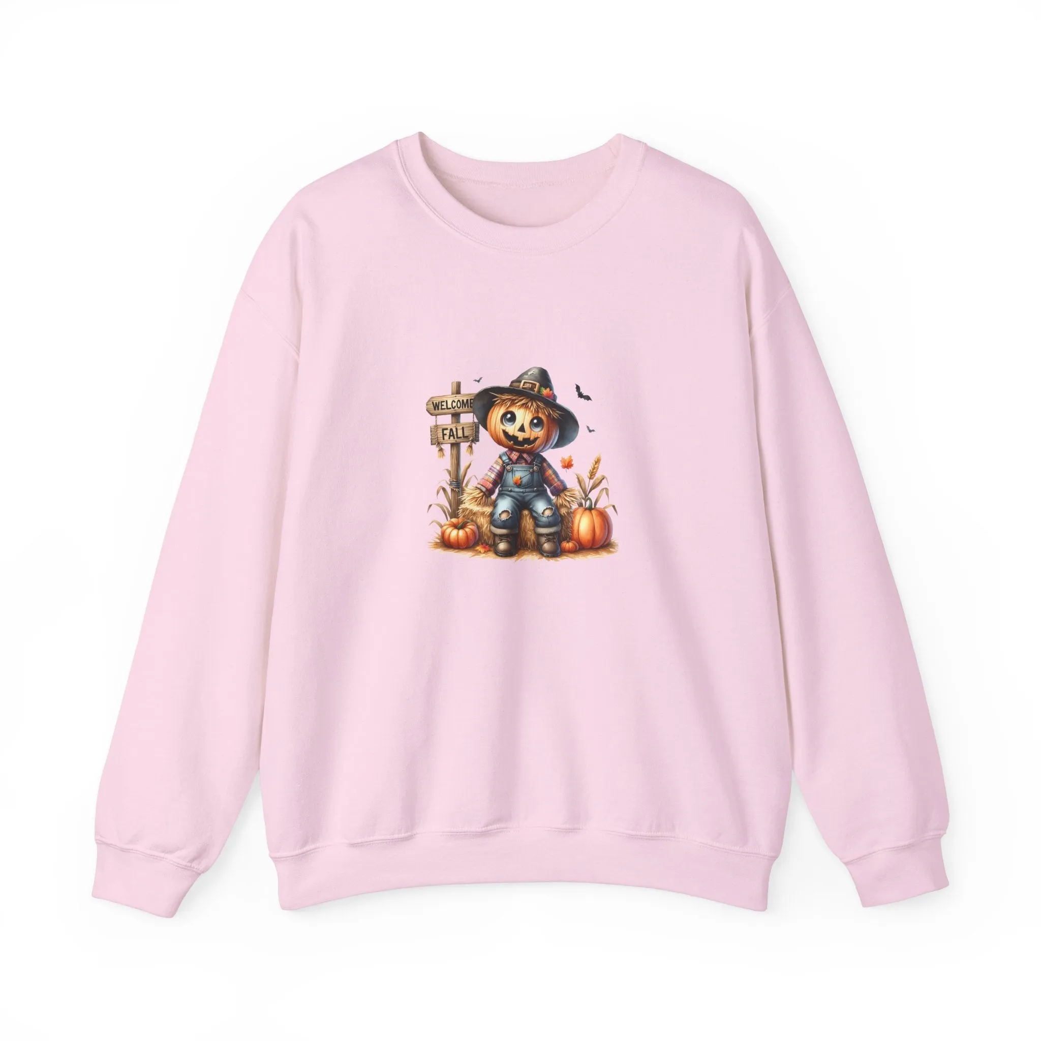 Fall Scarecrow Unisex Heavy Blend™ Crewneck Sweatshirt