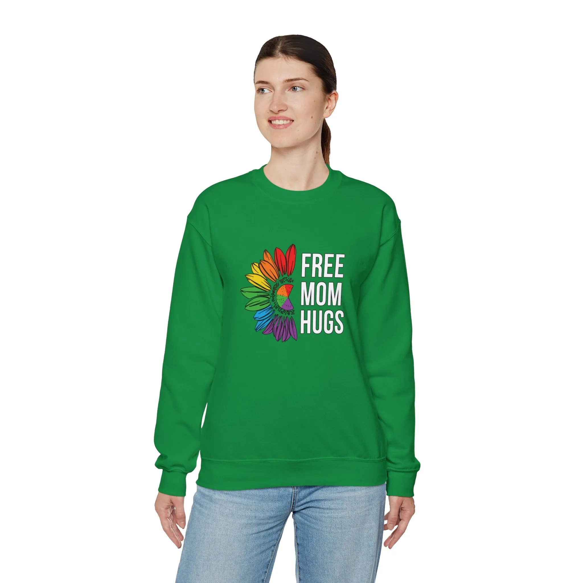 Free Mom Hugs Unisex Heavy Blend™ Crewneck Sweatshirt