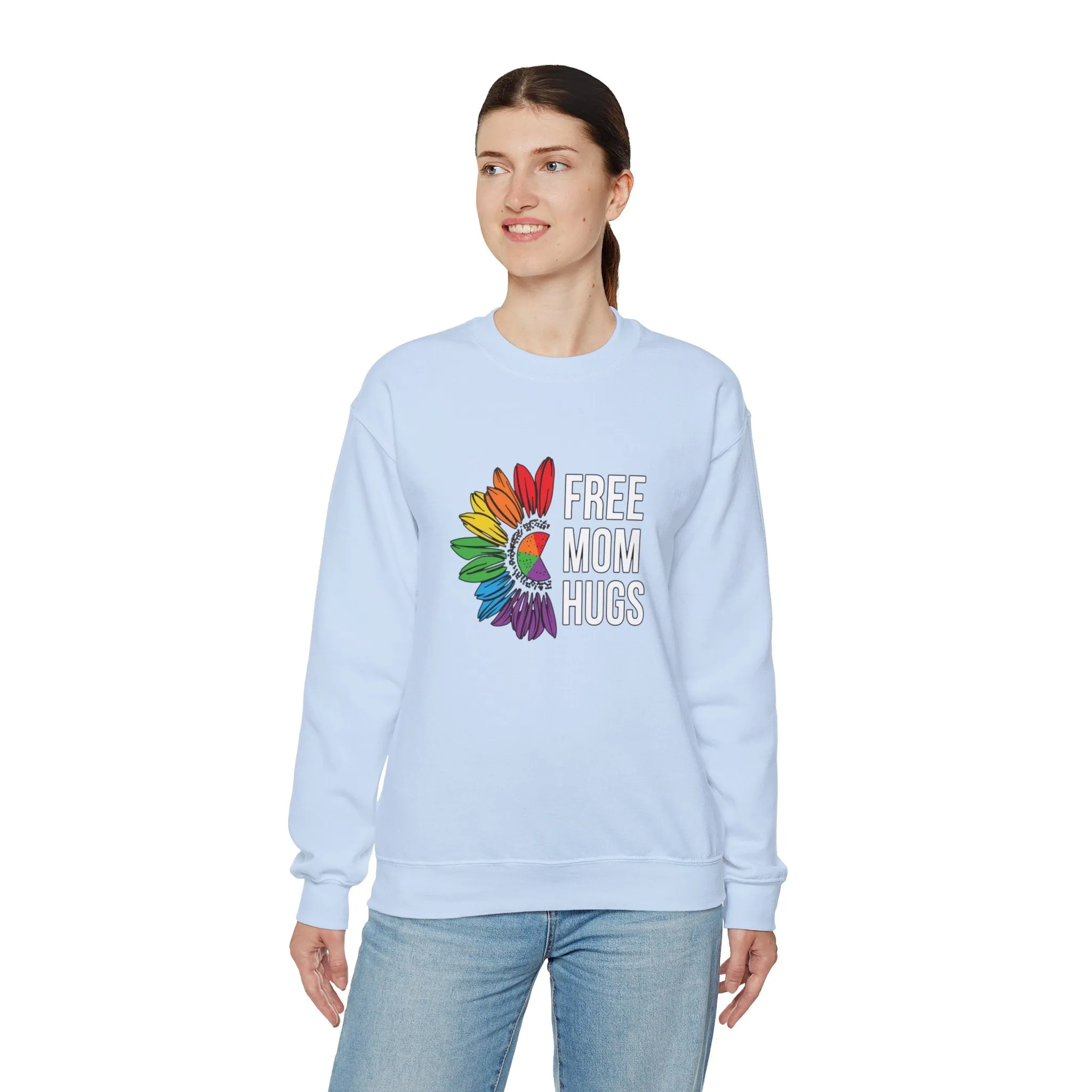 Free Mom Hugs Unisex Heavy Blend™ Crewneck Sweatshirt