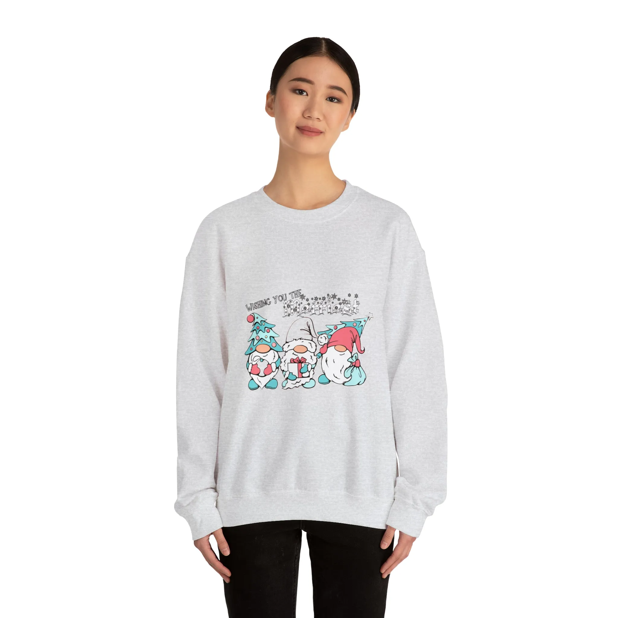 Gnome Christmas Unisex Heavy Blend™ Crewneck Sweatshirt