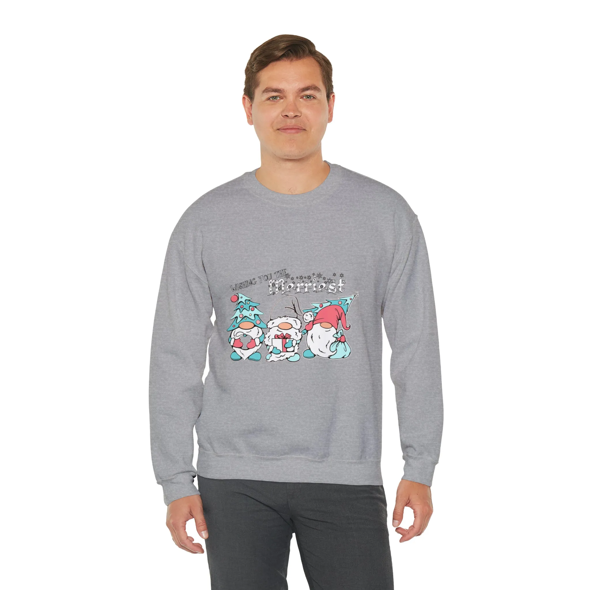 Gnome Christmas Unisex Heavy Blend™ Crewneck Sweatshirt