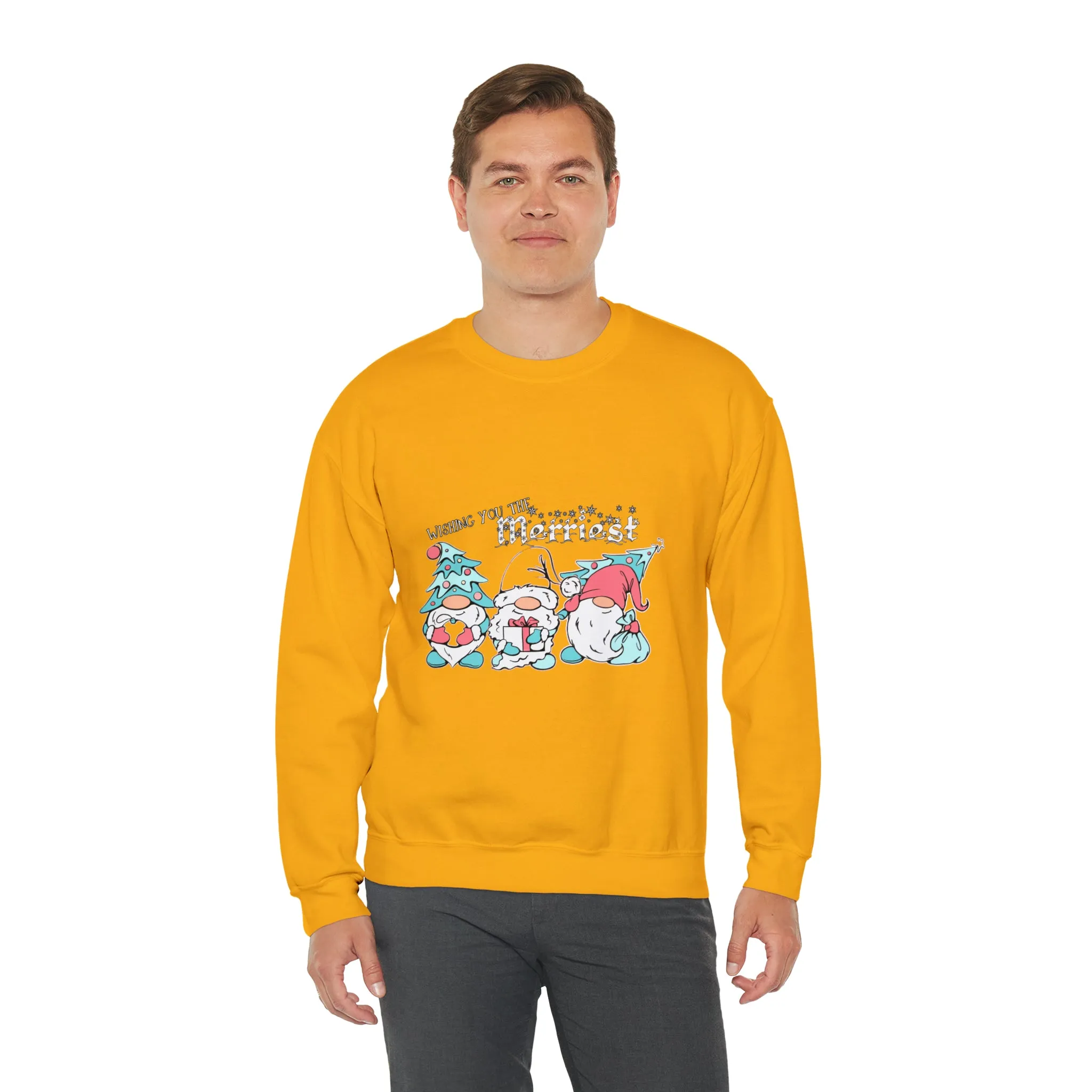 Gnome Christmas Unisex Heavy Blend™ Crewneck Sweatshirt