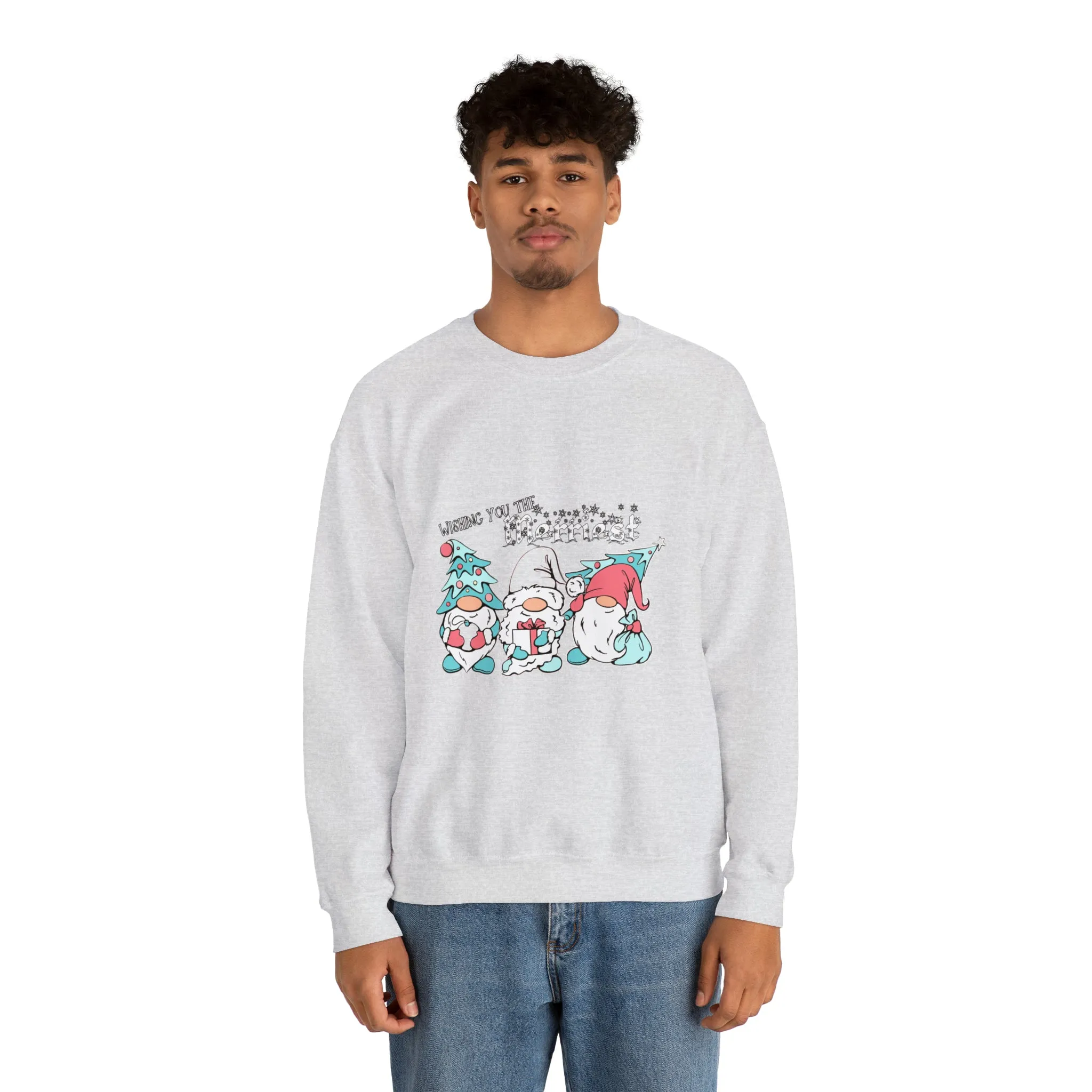 Gnome Christmas Unisex Heavy Blend™ Crewneck Sweatshirt