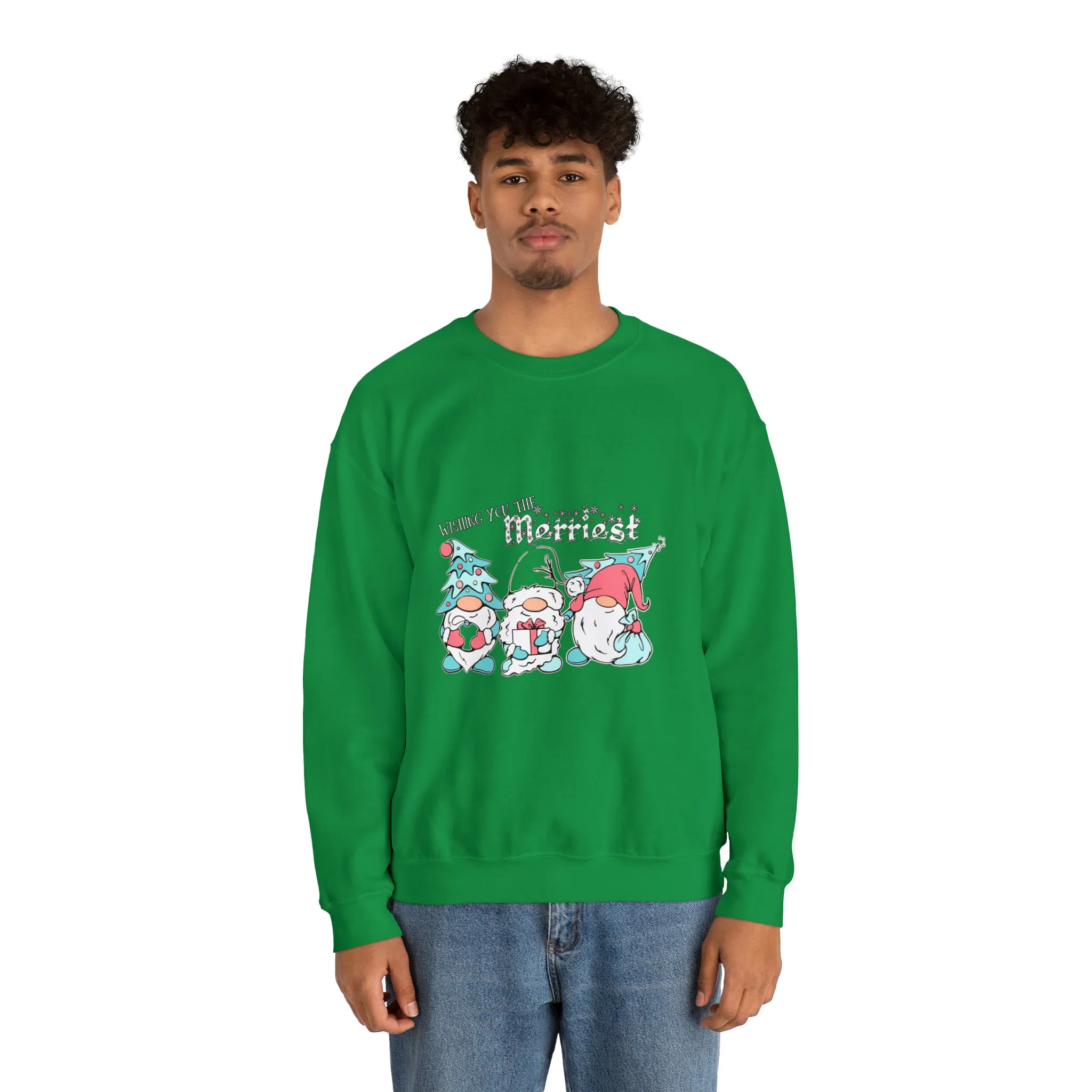 Gnome Christmas Unisex Heavy Blend™ Crewneck Sweatshirt