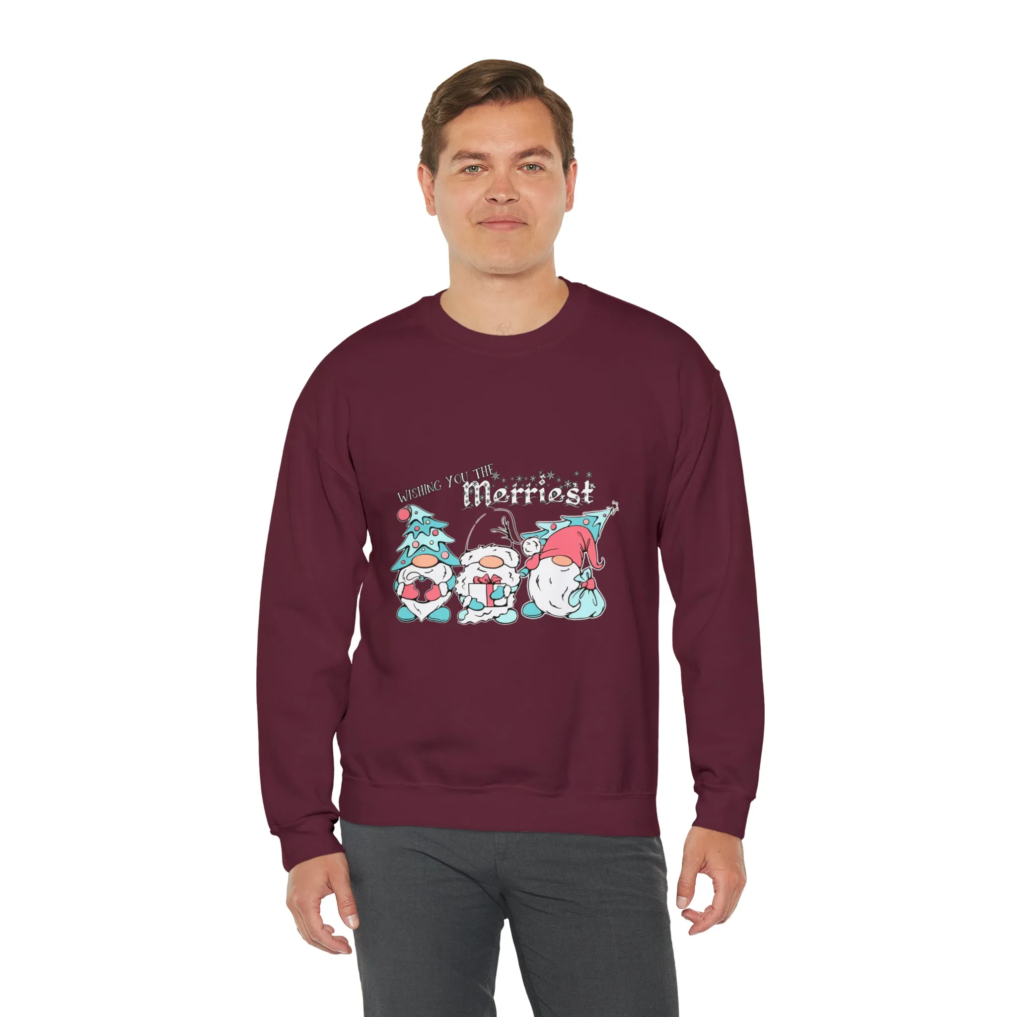 Gnome Christmas Unisex Heavy Blend™ Crewneck Sweatshirt