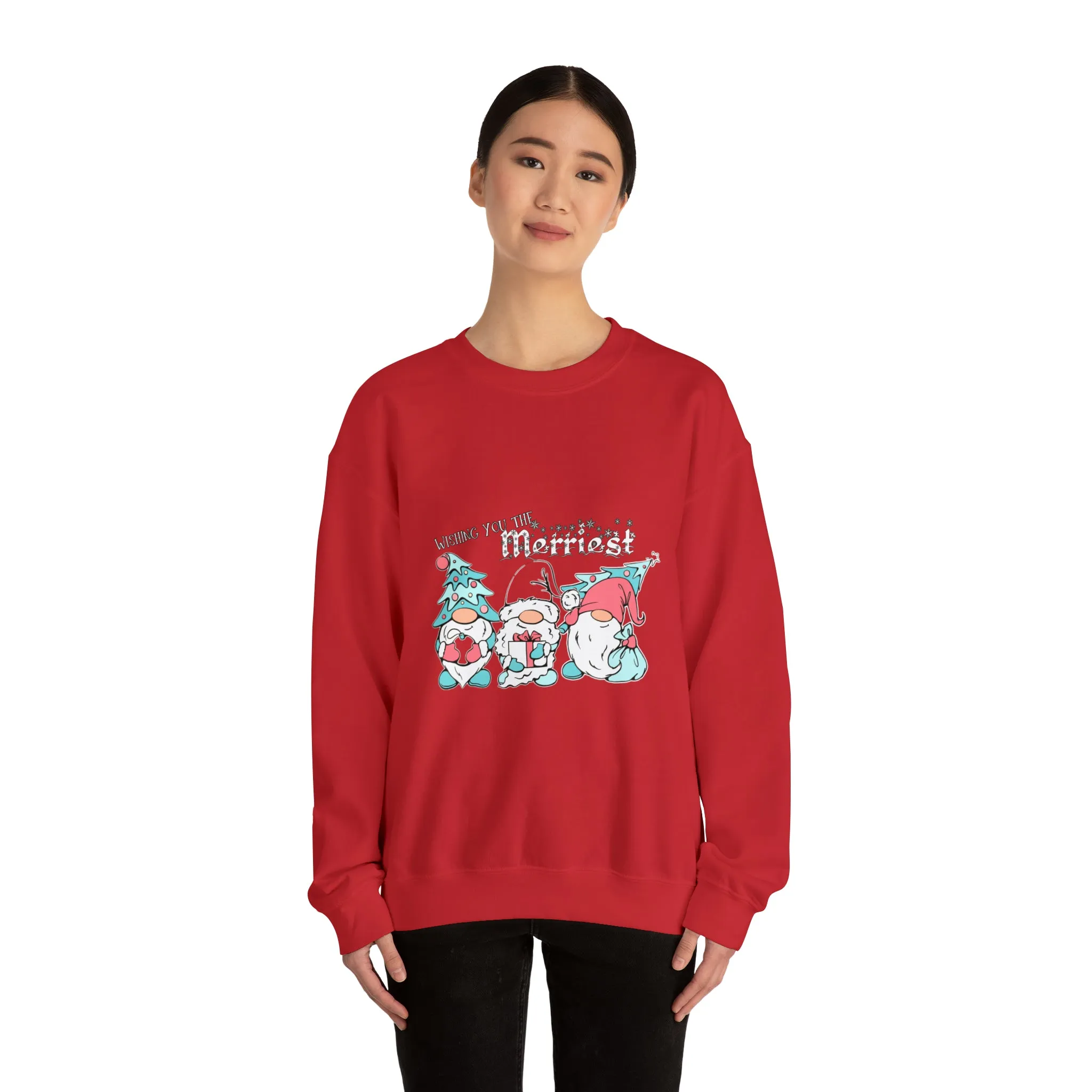 Gnome Christmas Unisex Heavy Blend™ Crewneck Sweatshirt