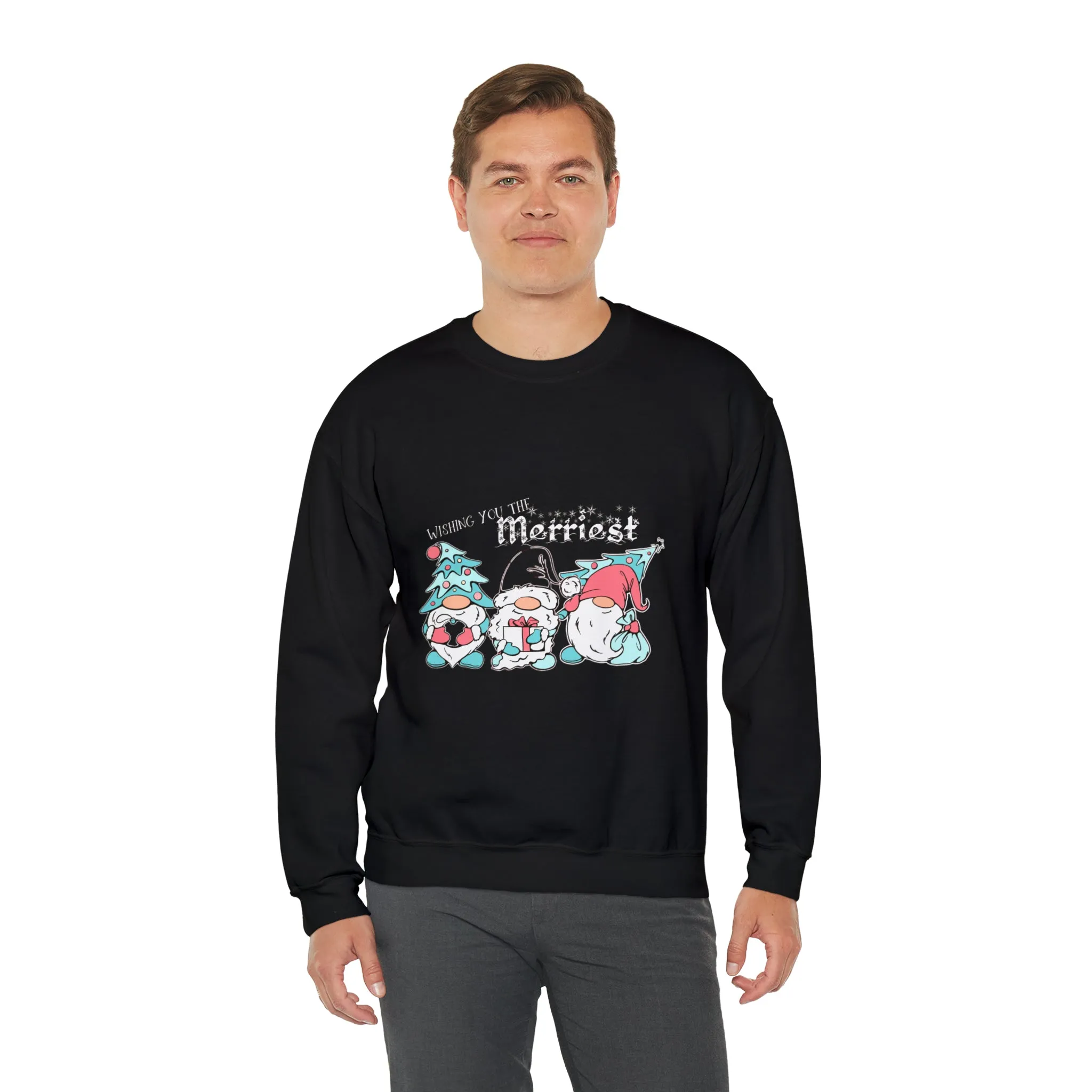 Gnome Christmas Unisex Heavy Blend™ Crewneck Sweatshirt