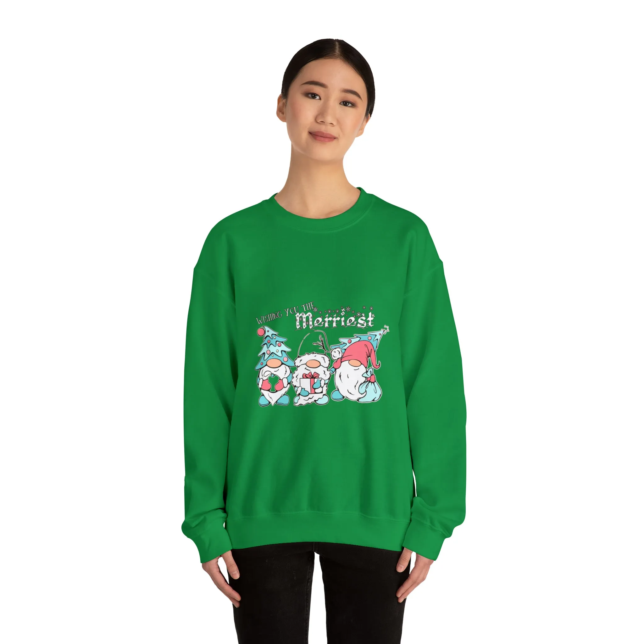 Gnome Christmas Unisex Heavy Blend™ Crewneck Sweatshirt