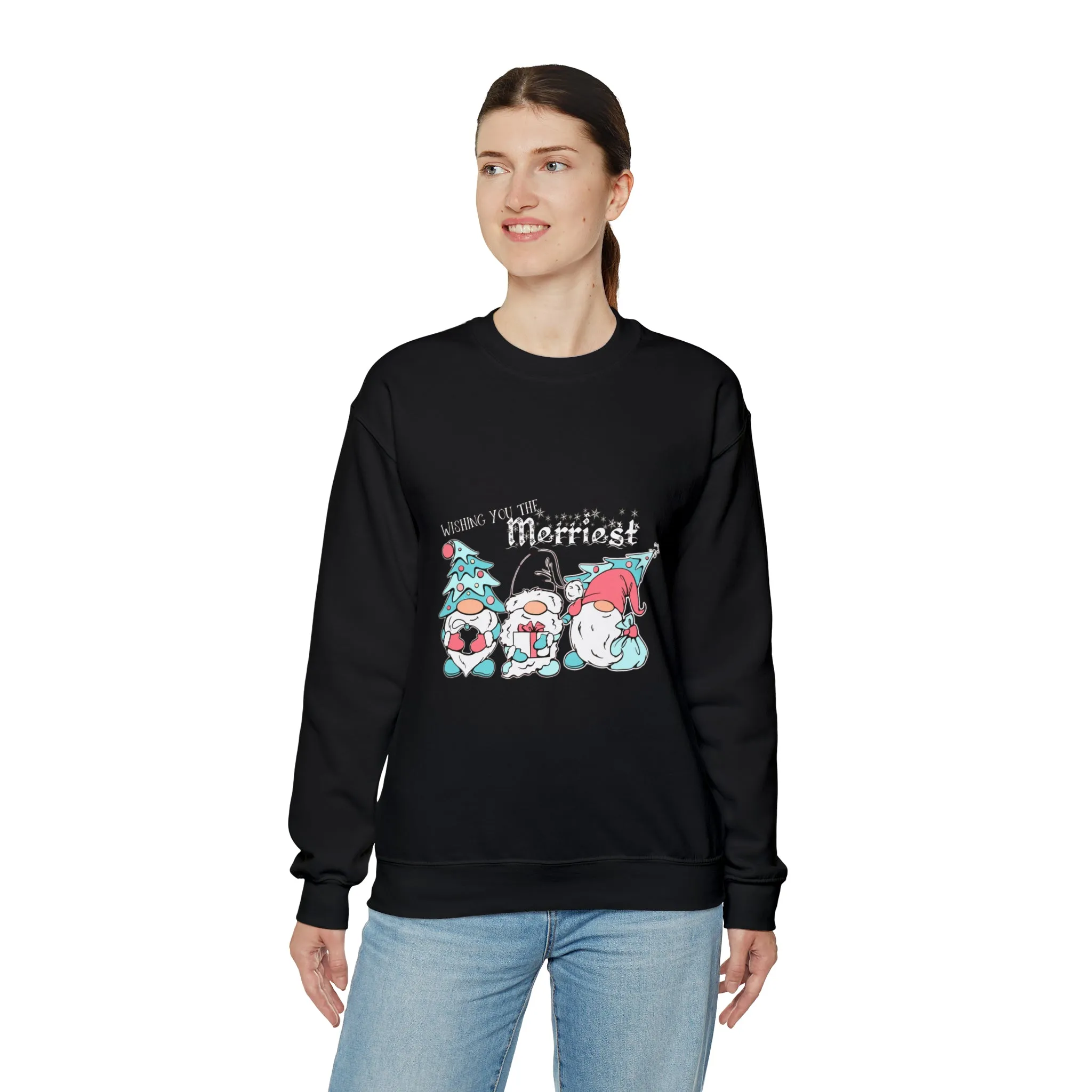 Gnome Christmas Unisex Heavy Blend™ Crewneck Sweatshirt