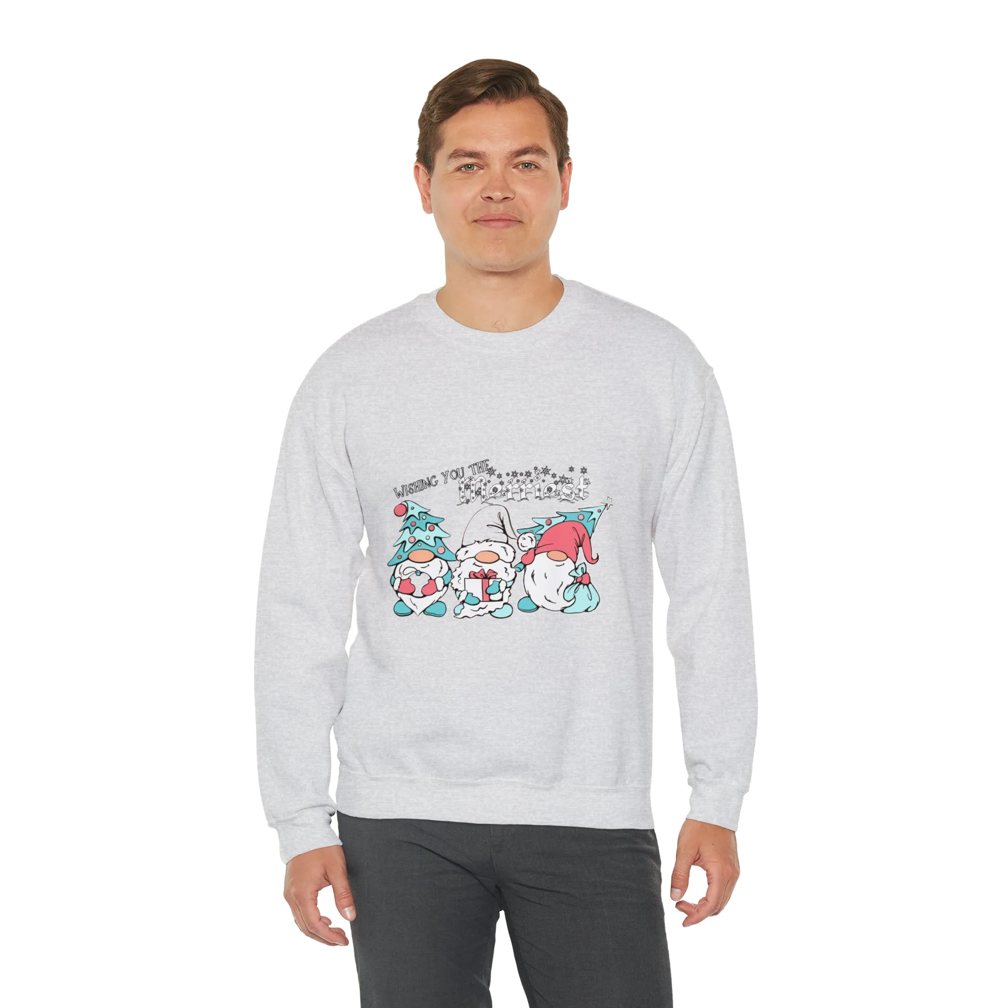 Gnome Christmas Unisex Heavy Blend™ Crewneck Sweatshirt