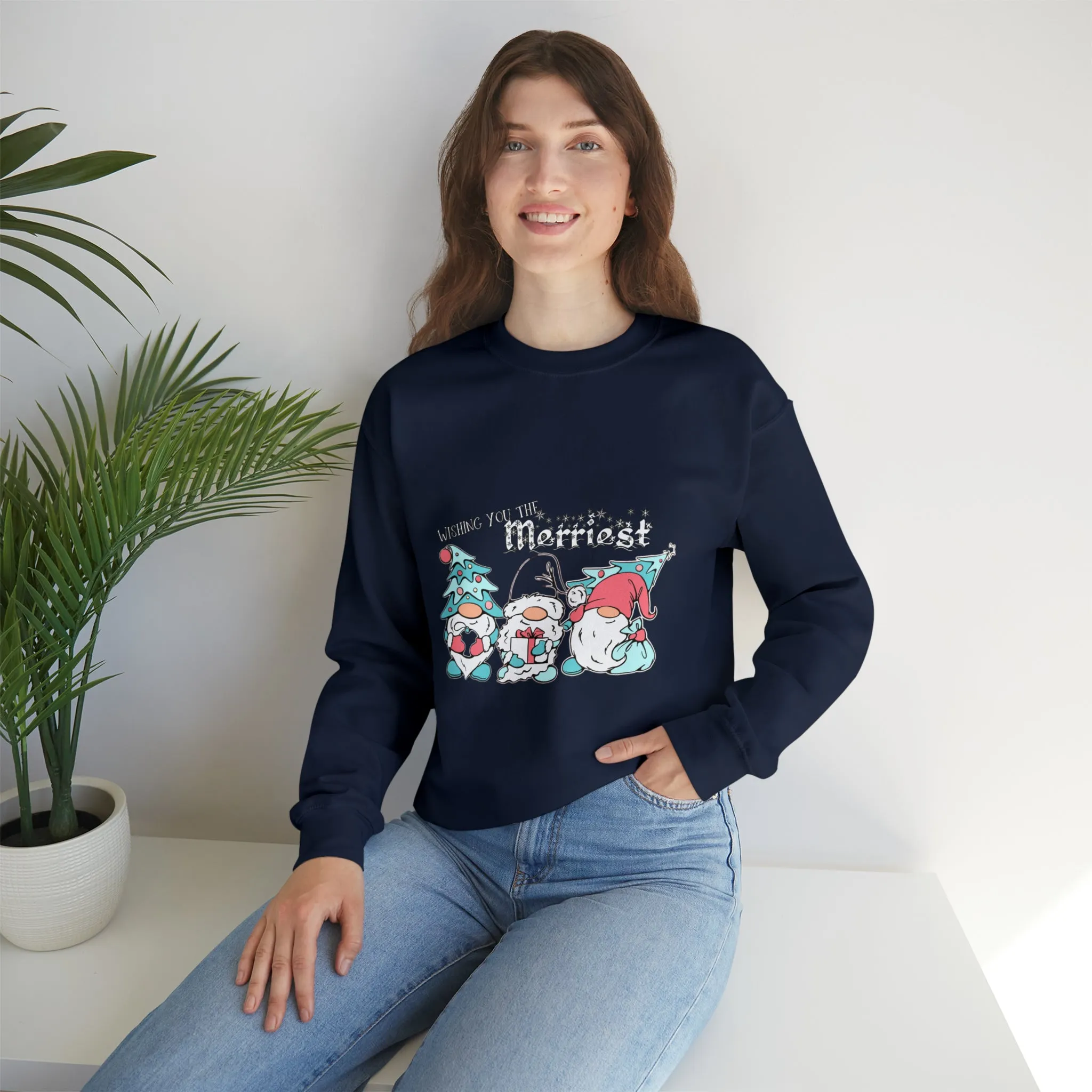 Gnome Christmas Unisex Heavy Blend™ Crewneck Sweatshirt