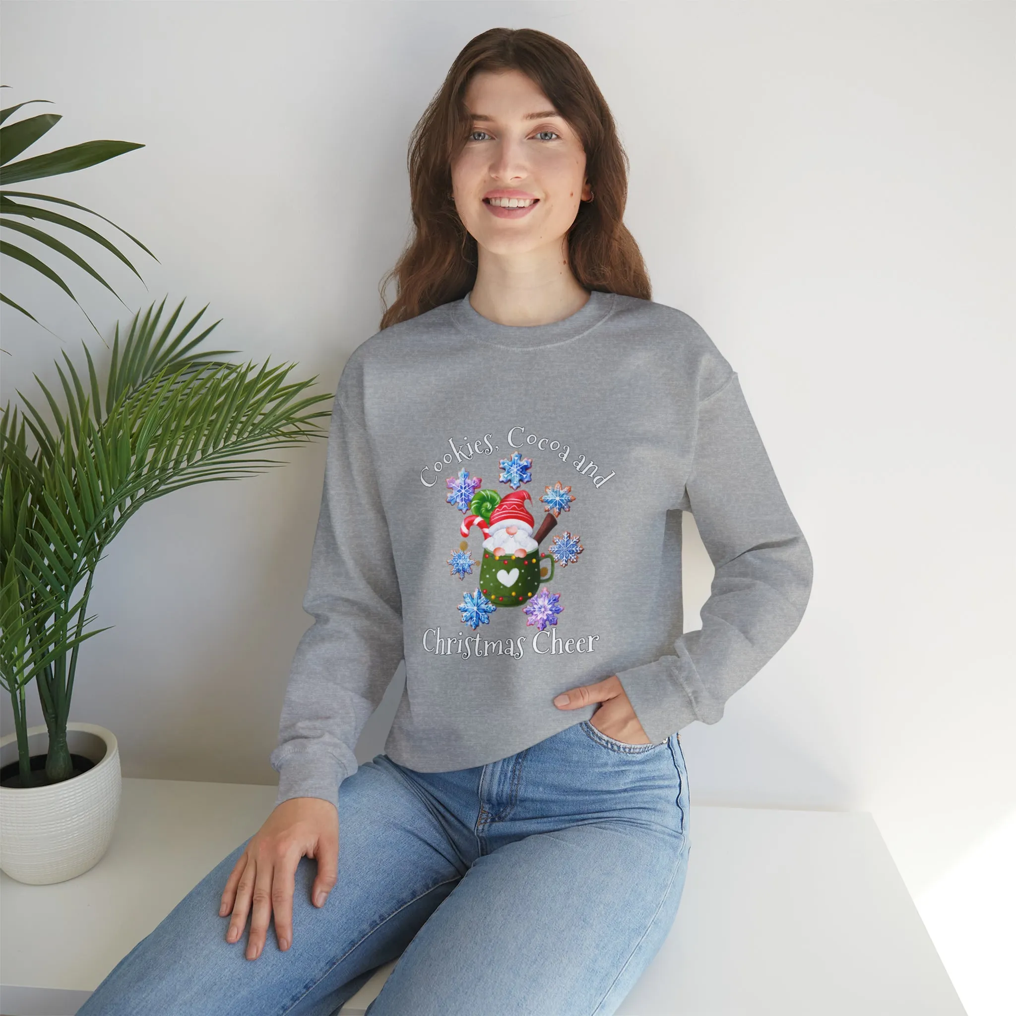 Gnome cookies Unisex Heavy Blend™ Crewneck Sweatshirt