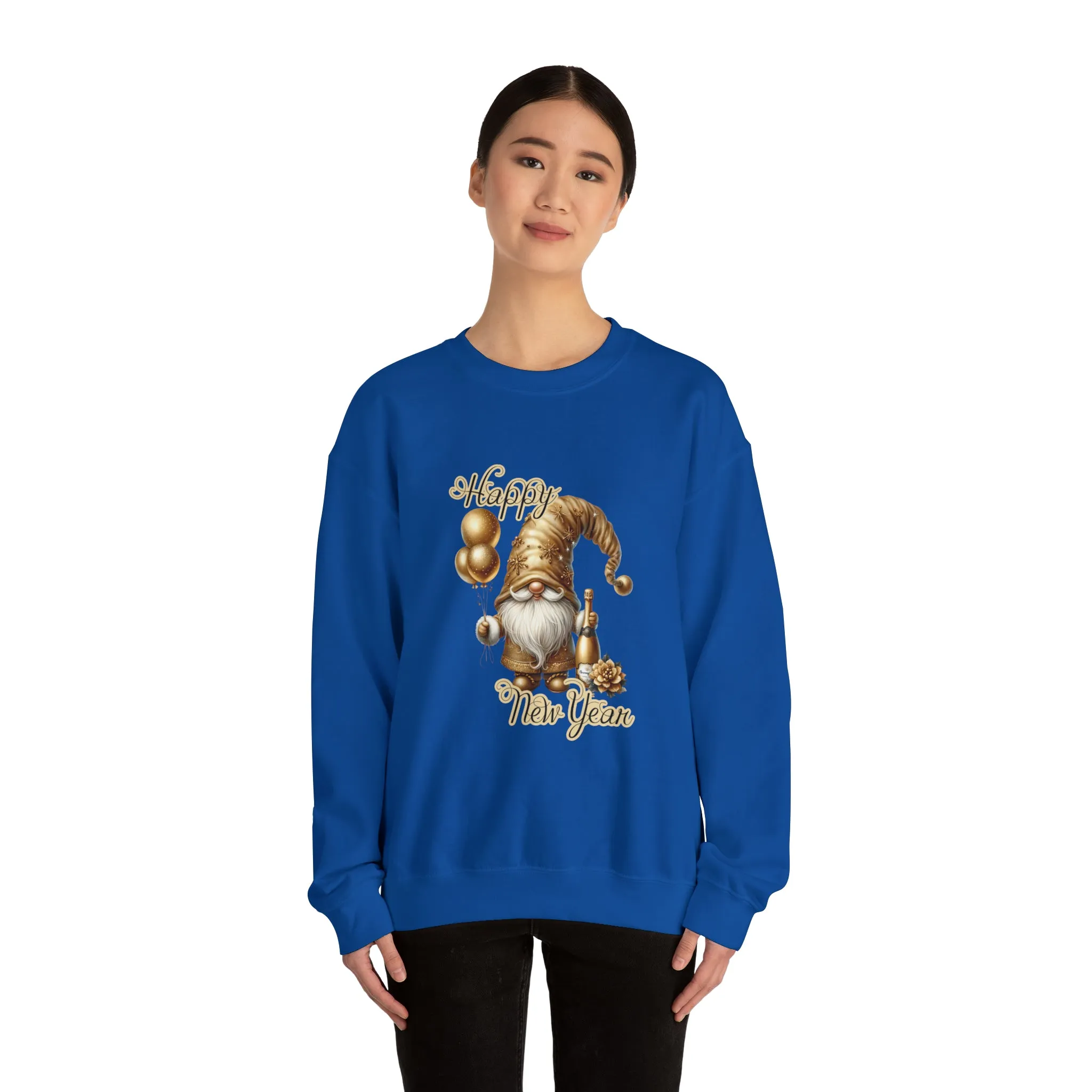 Gnome New Year Unisex Heavy Blend™ Crewneck Sweatshirt